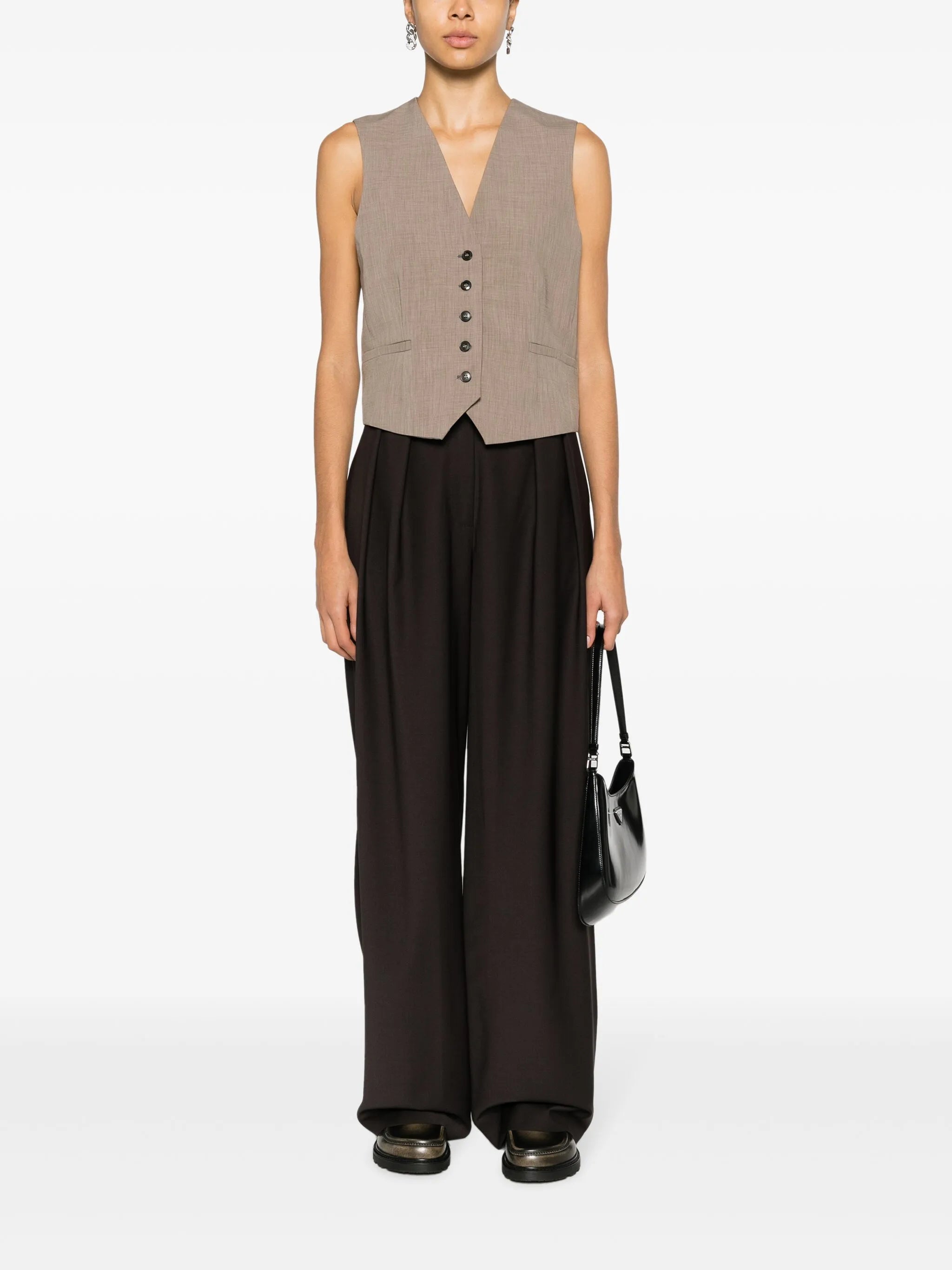 Ripley pleated tailored trousers