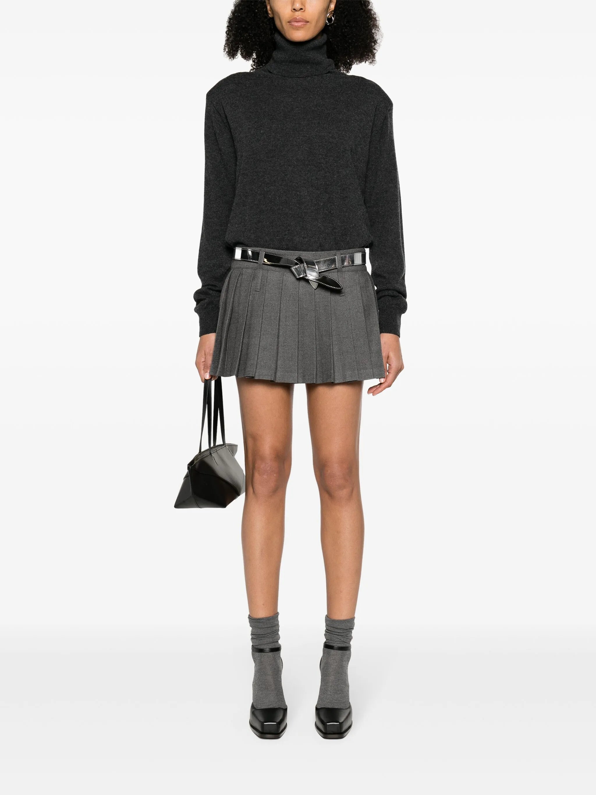 Blake pleated mini skirt