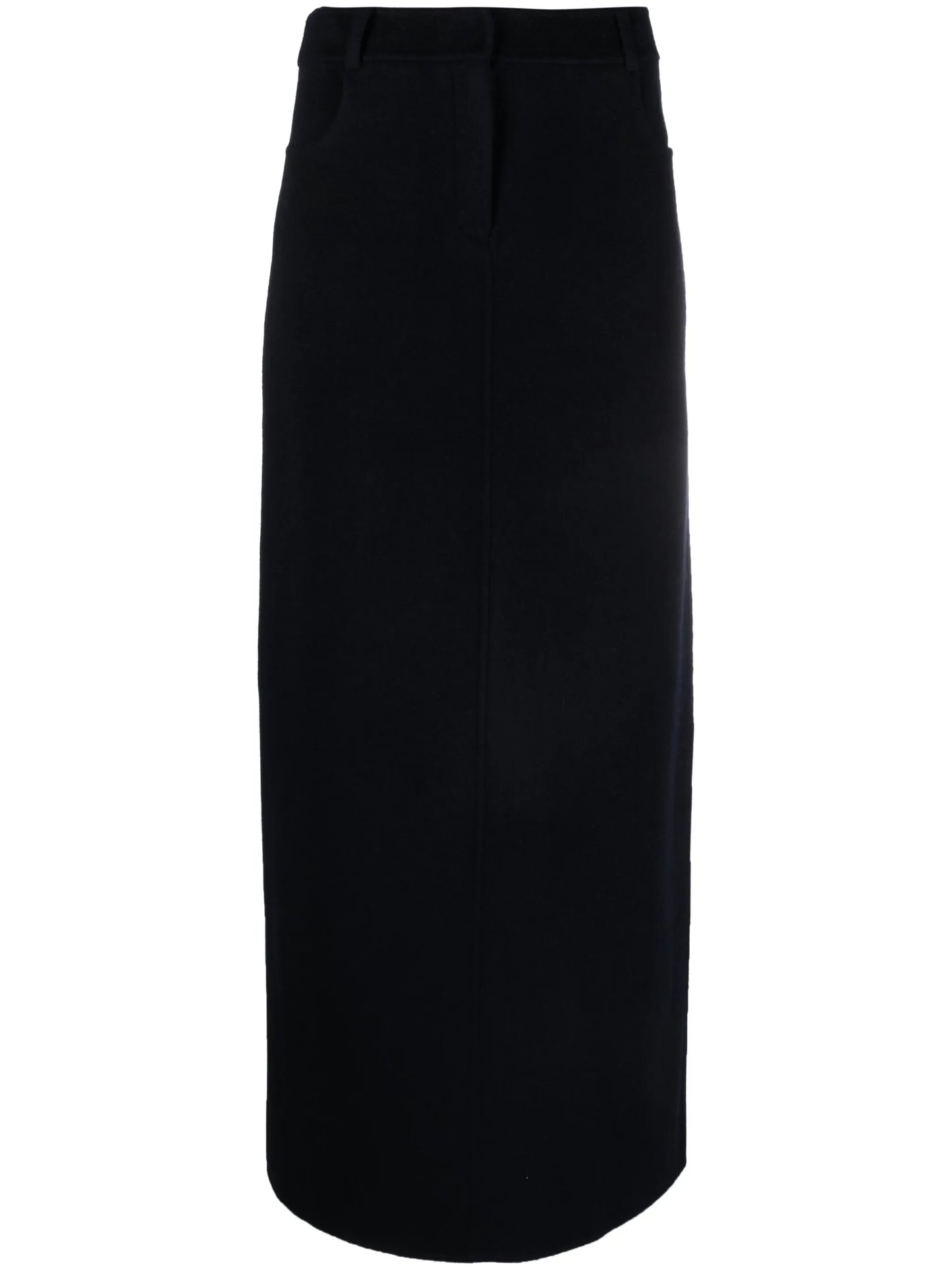 Malvo wool-blend maxi skirt