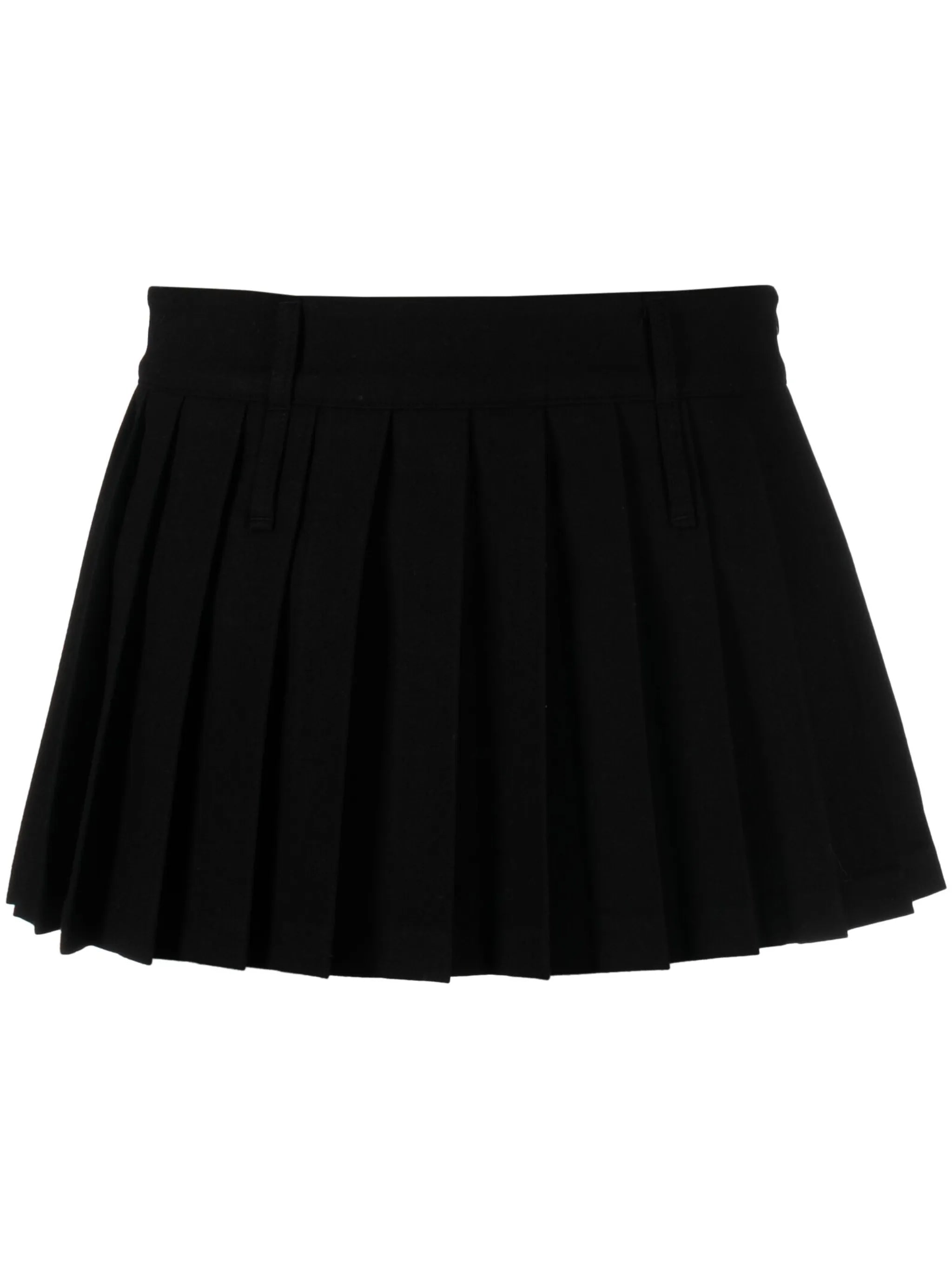 Blake thigh-length pleated skirt