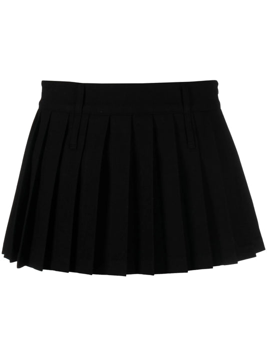Blake thigh-length pleated skirt