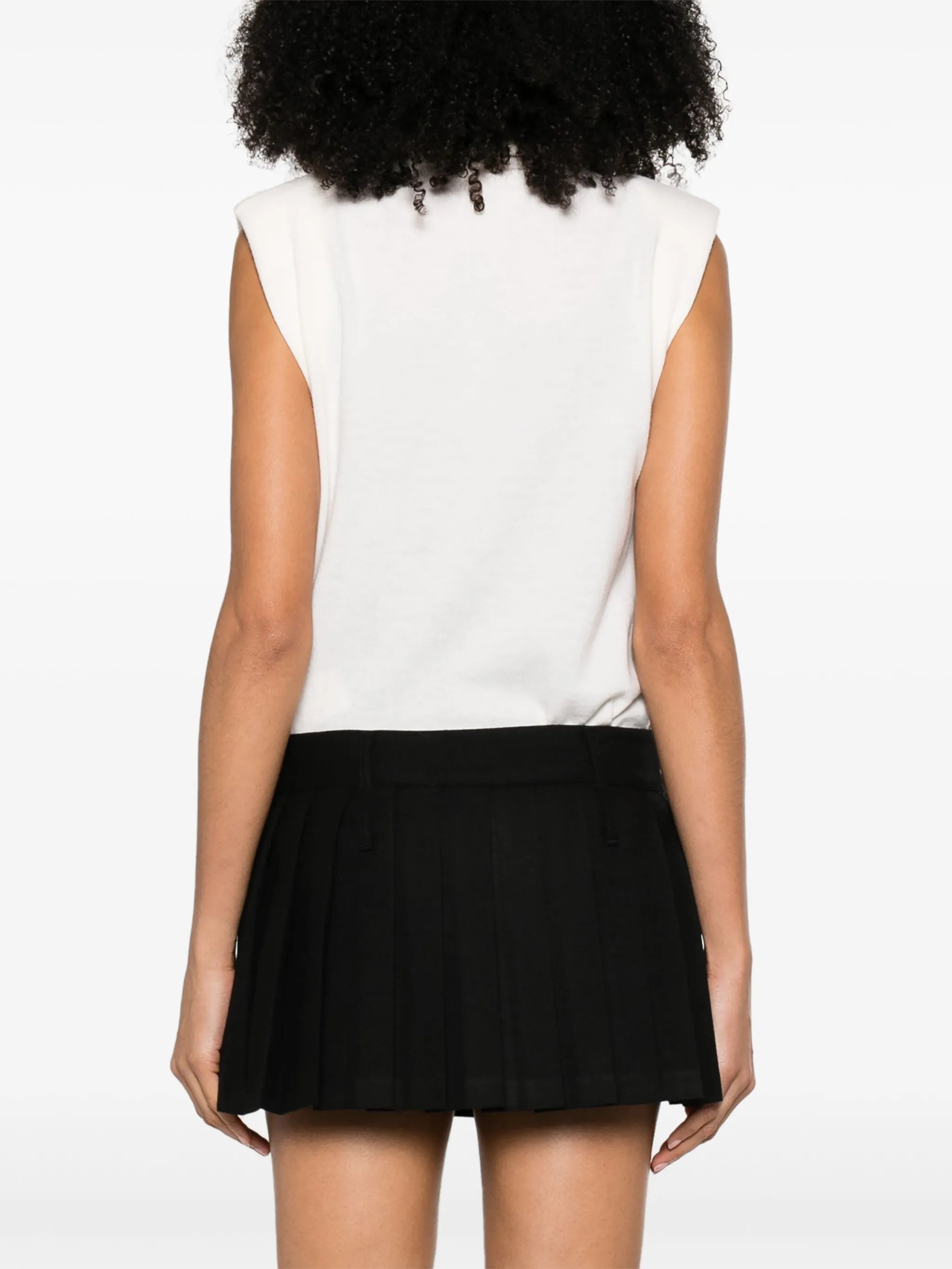 Nadia rollneck wool sweater vest