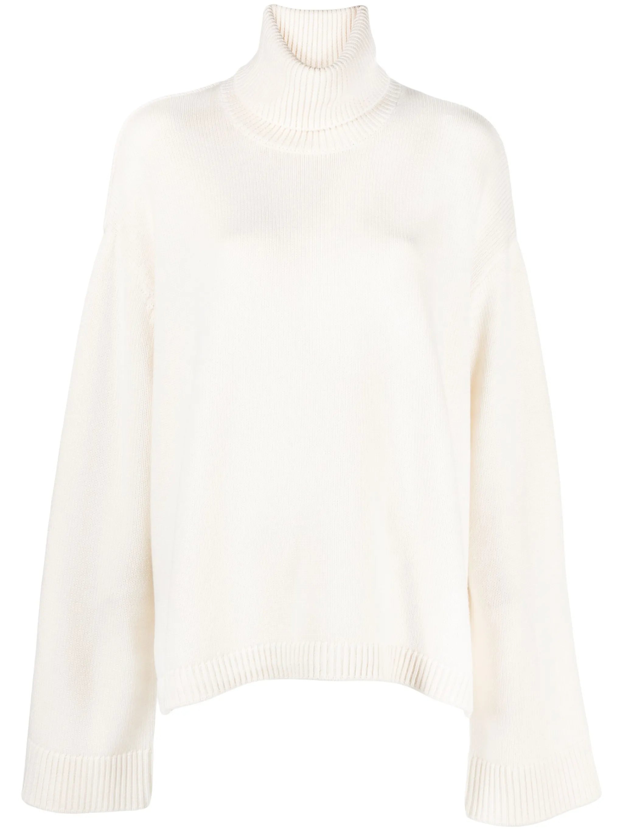 Rhea trapeze roll-neck jumper