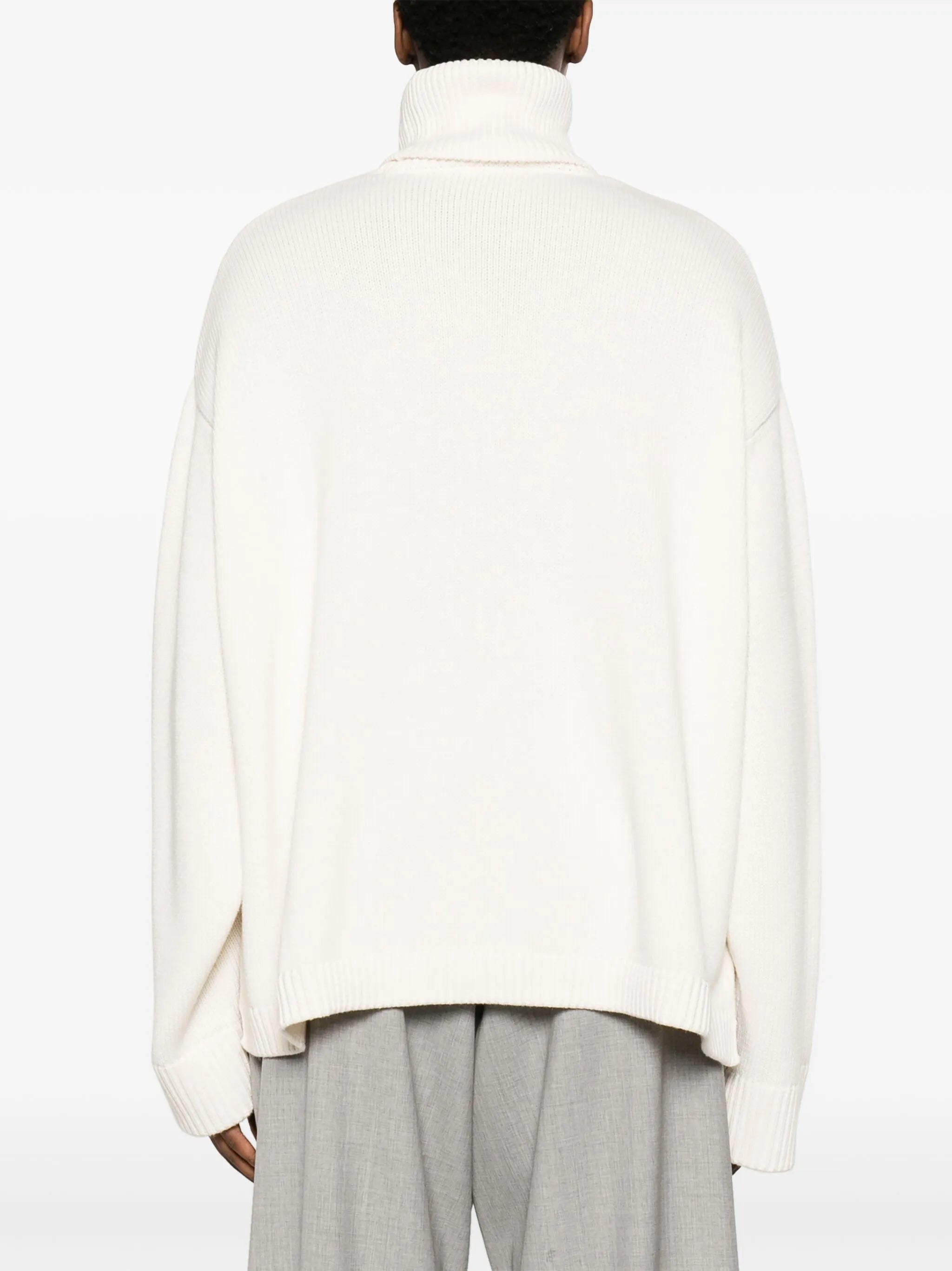 Rhea trapeze roll-neck jumper