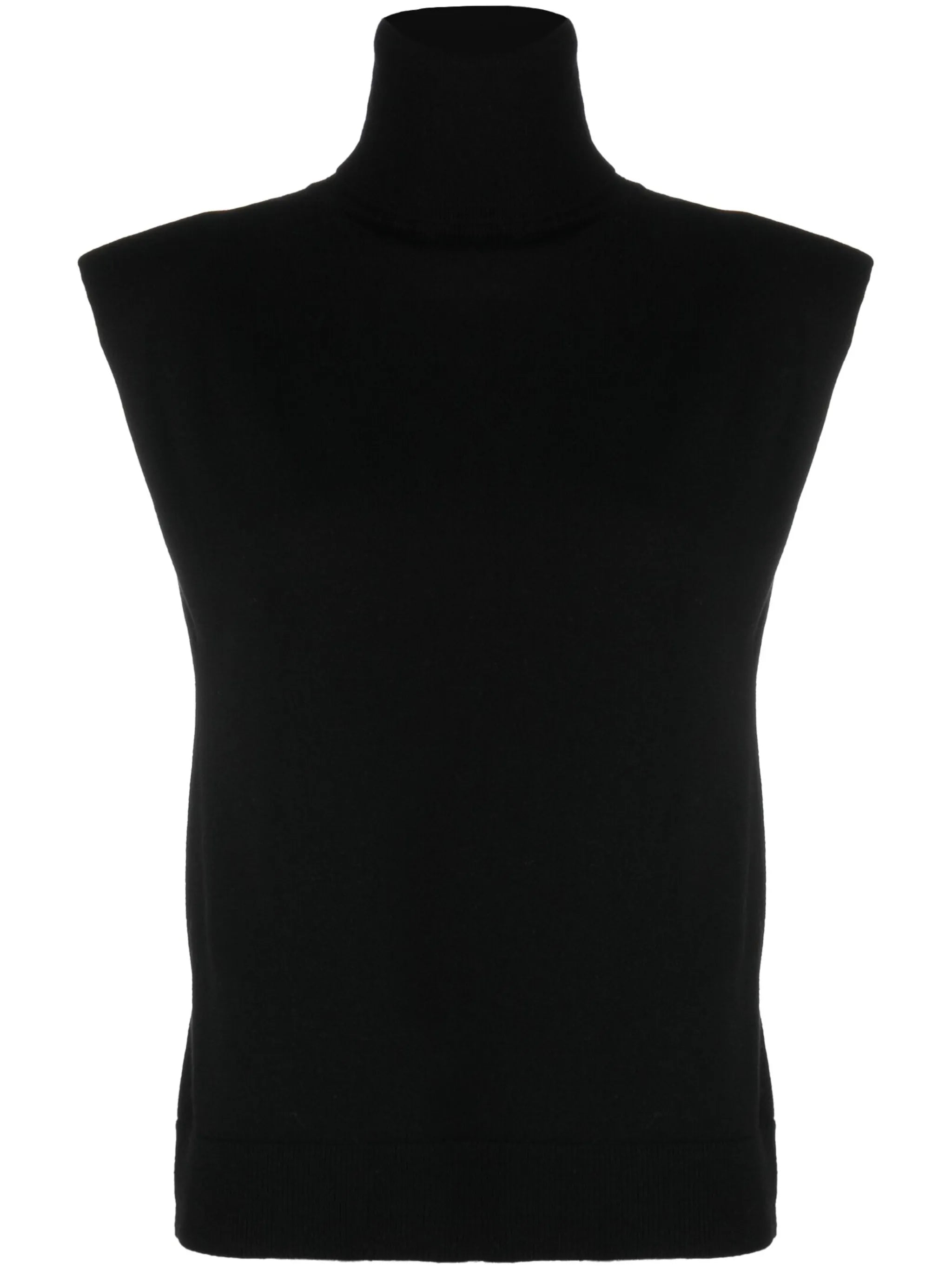 Nadia rollneck wool sweater vest