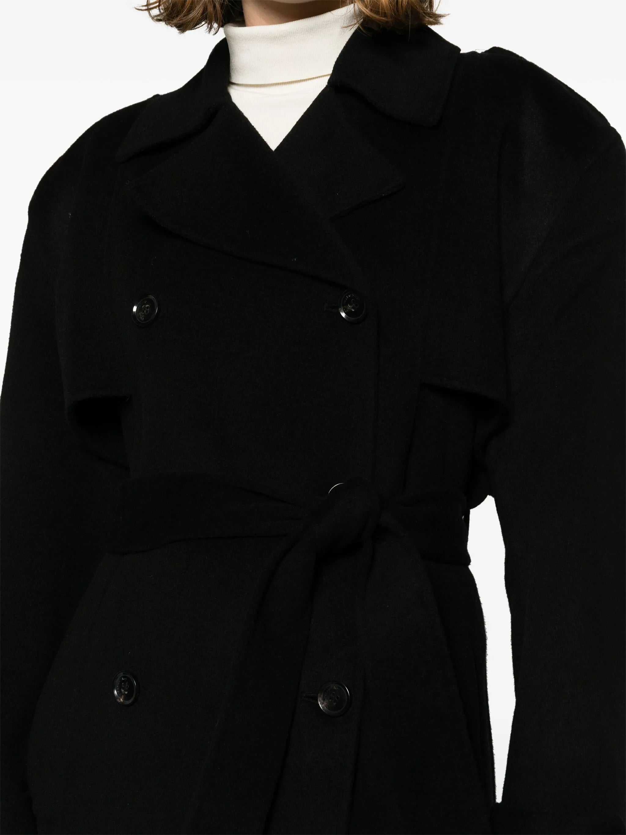 Nikola padded trench-coat