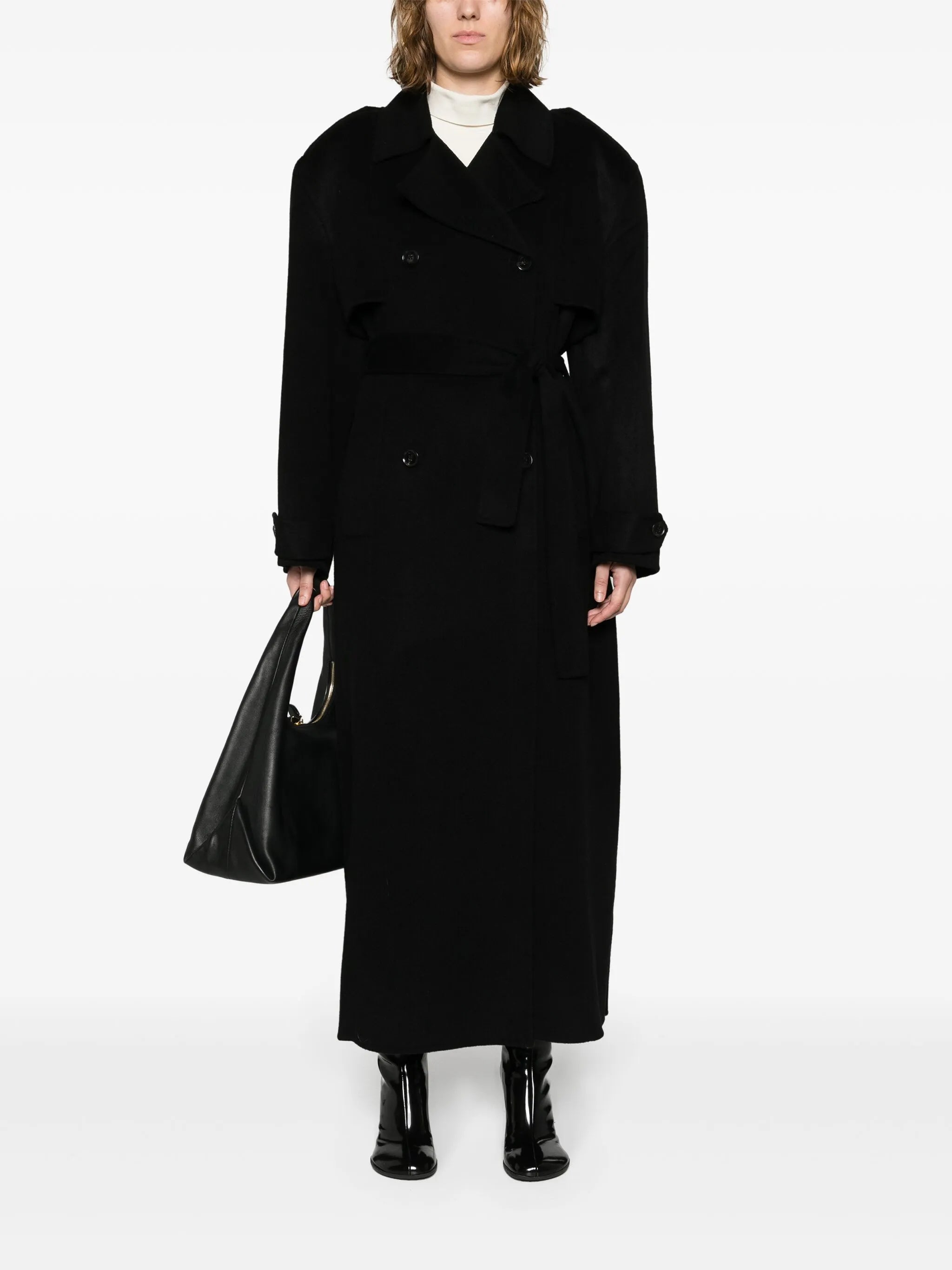 Nikola padded trench-coat