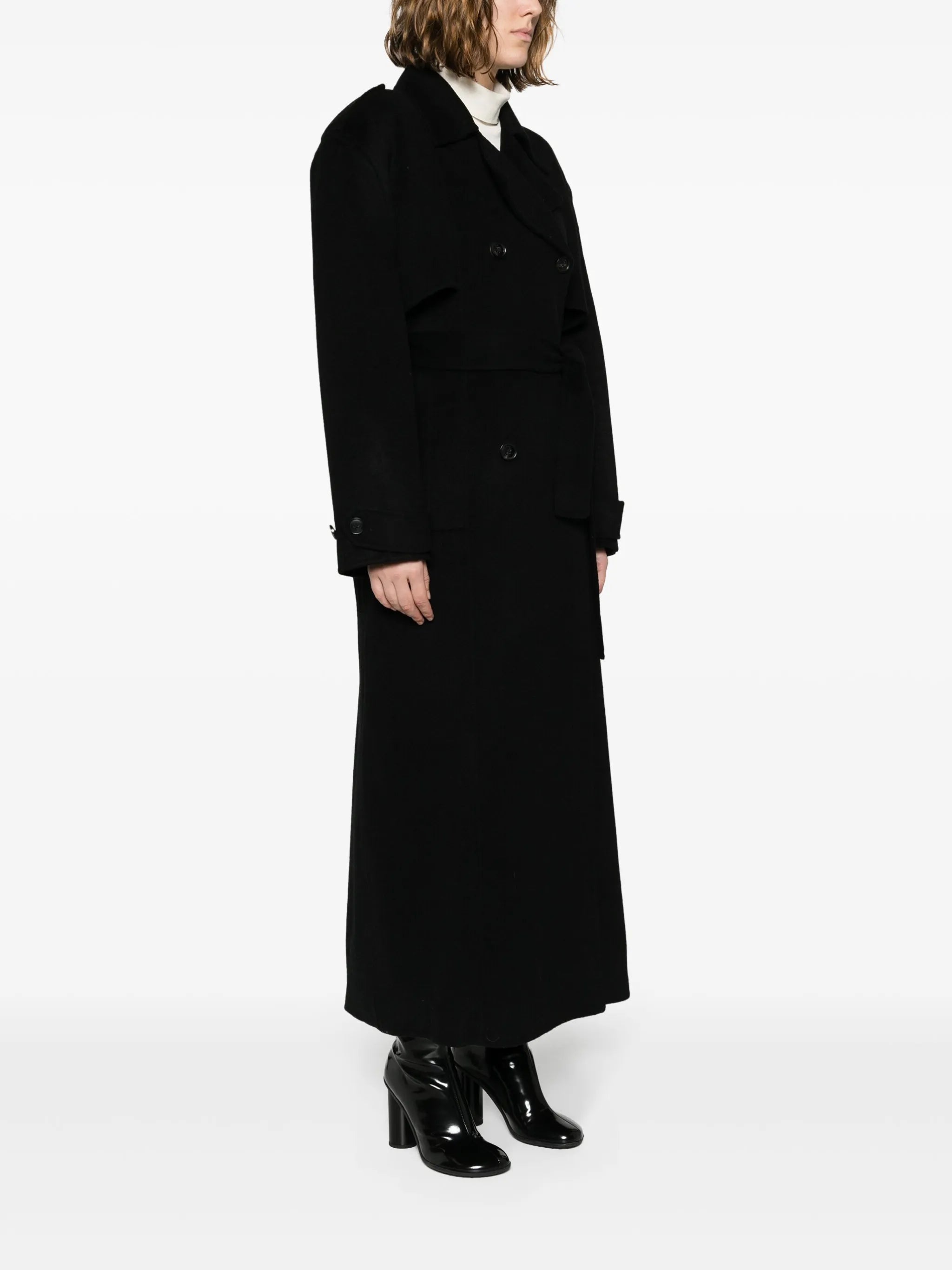 Nikola padded trench-coat