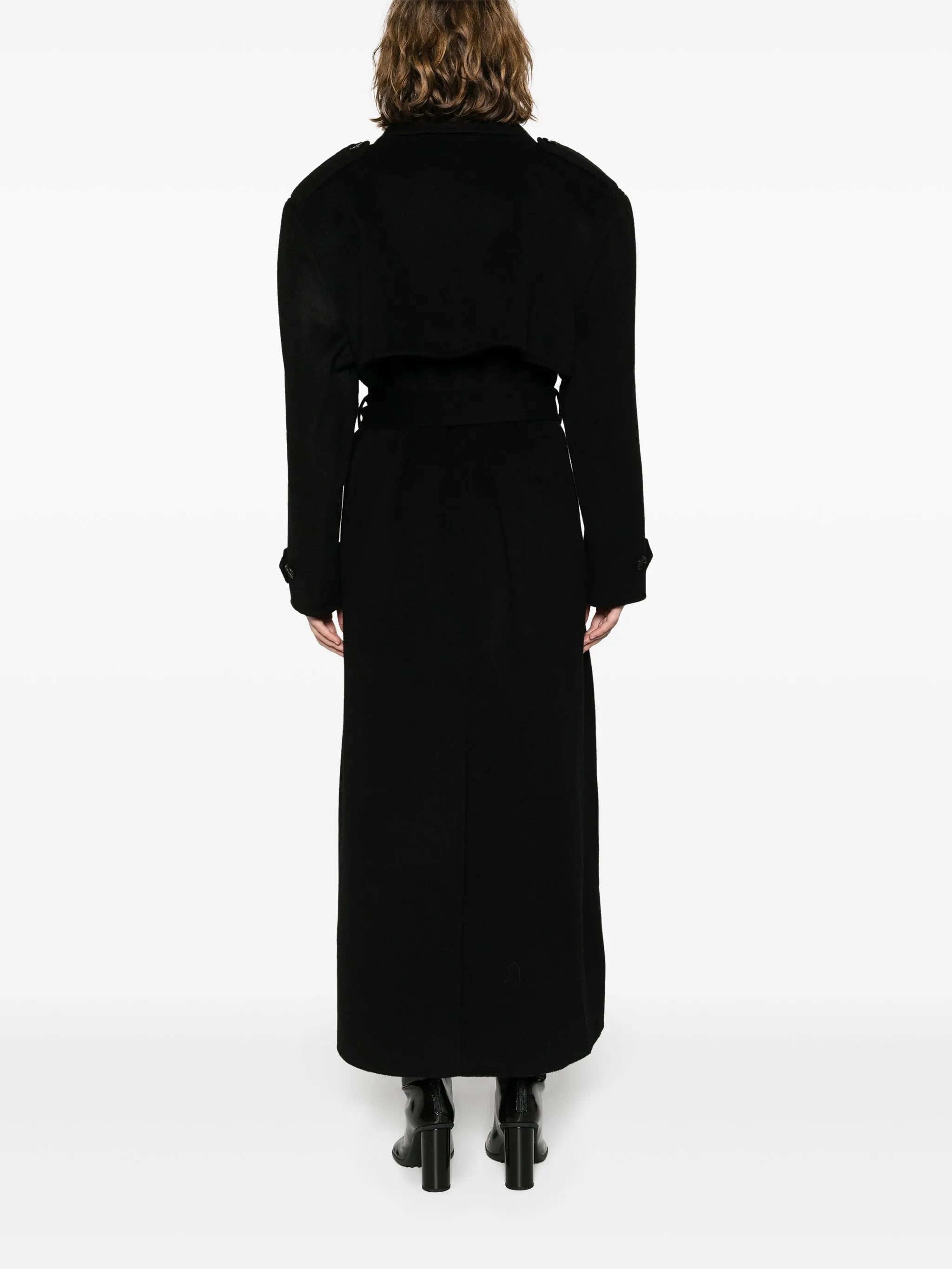 Nikola padded trench-coat