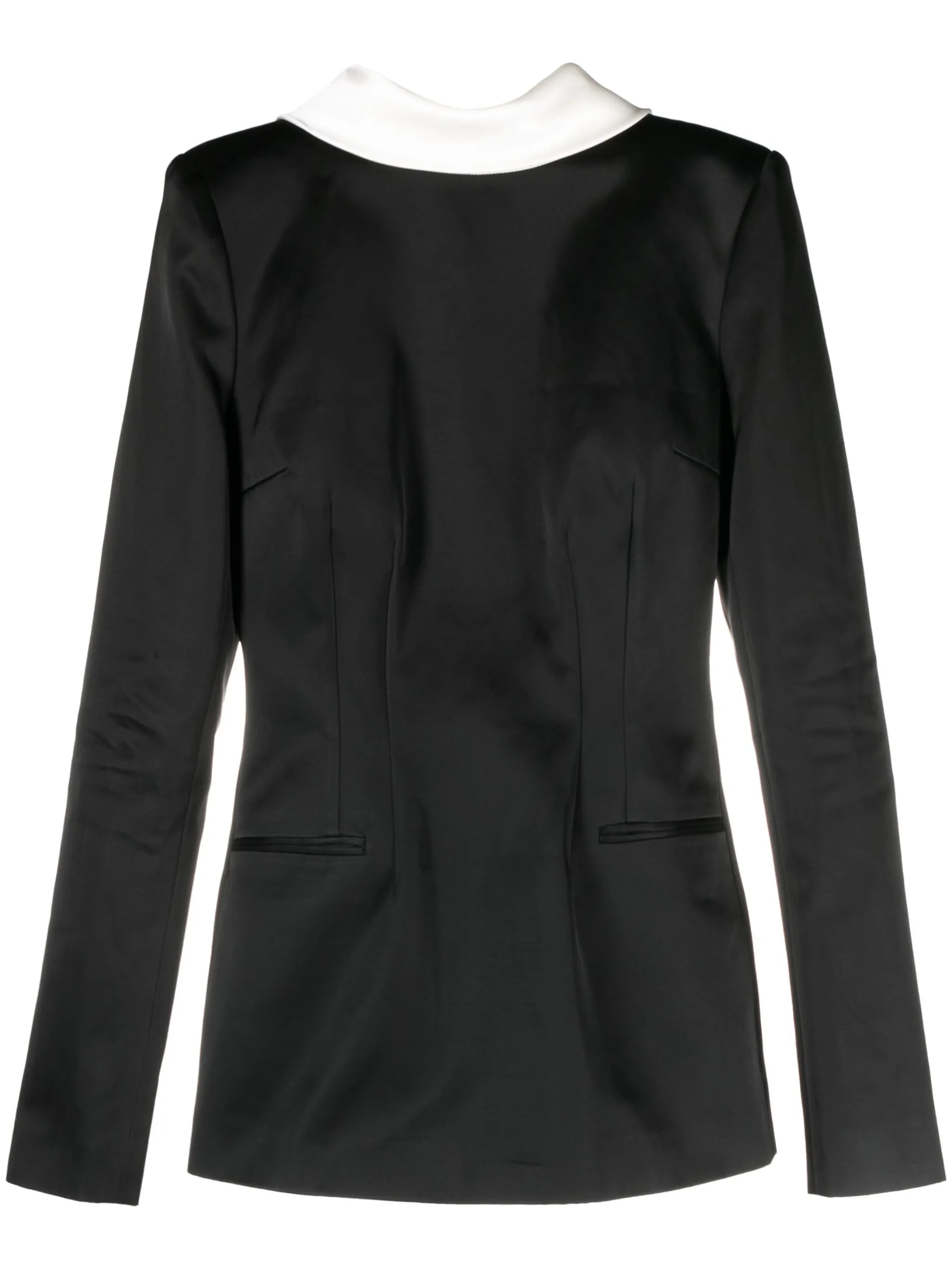 Reverse blazer minidress