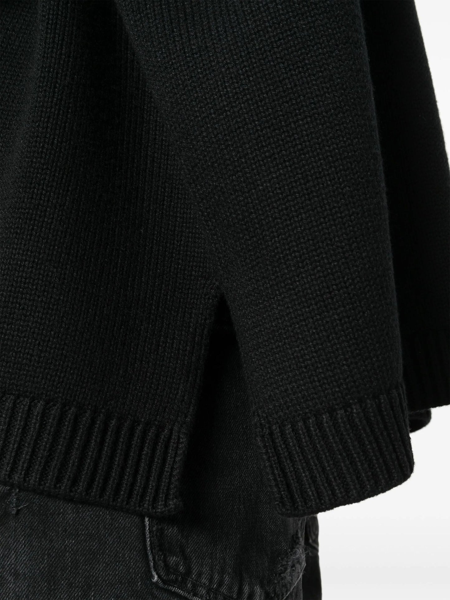 Rhea trapeze roll-neck jumper