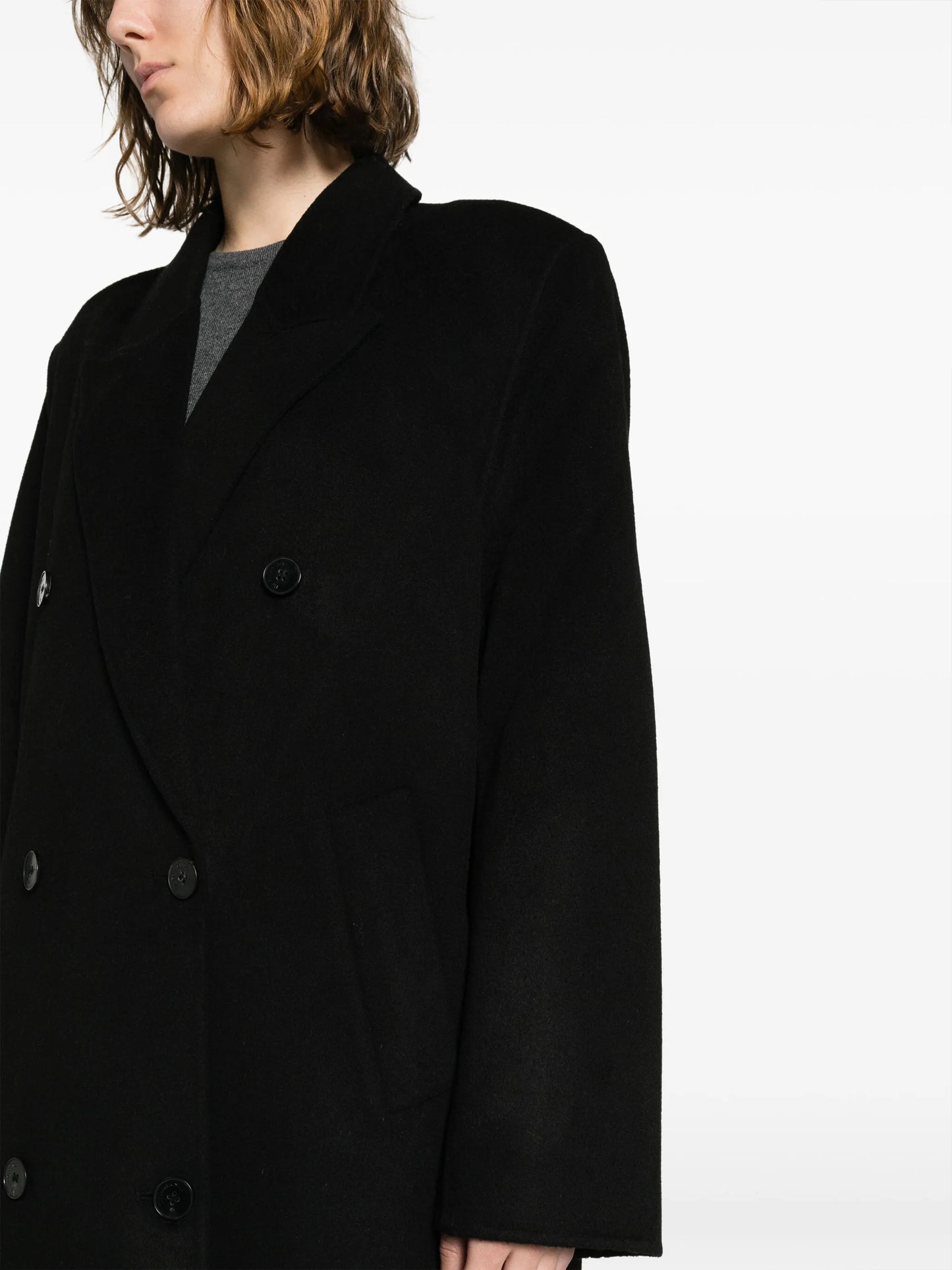 Gaia double-breasted coat