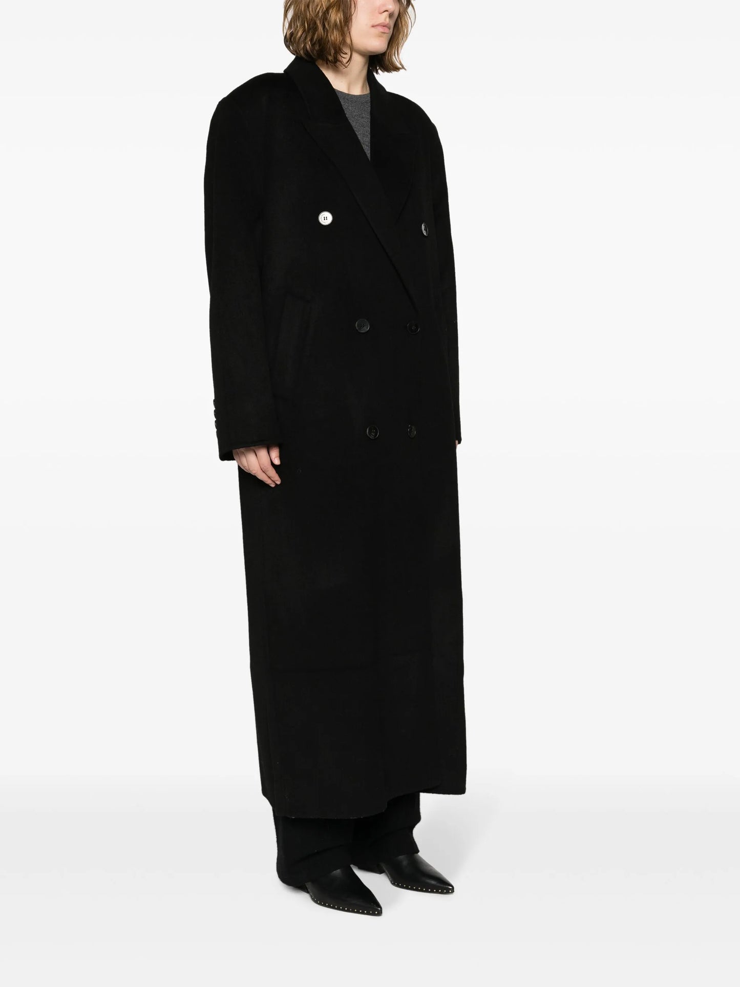 Gaia double-breasted coat