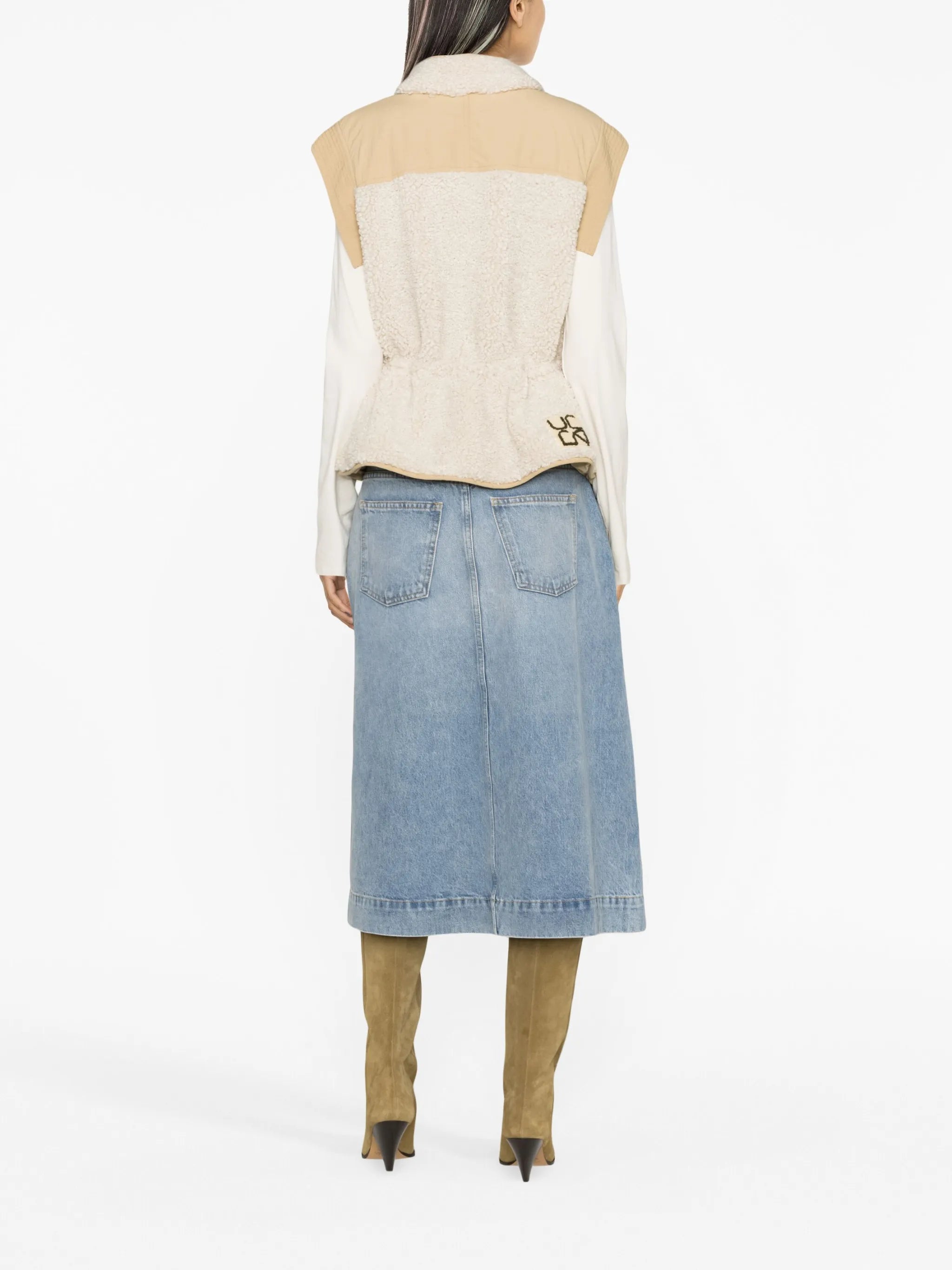 Tariet panelled gilet