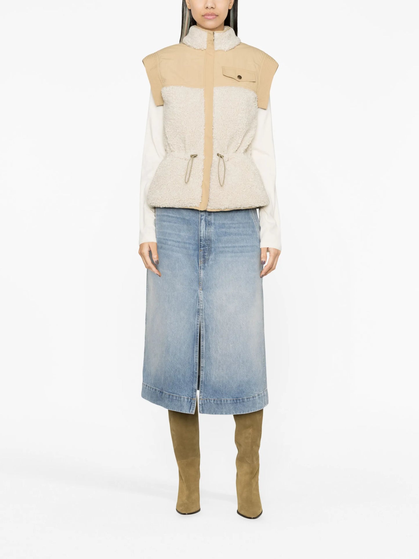 Tariet panelled gilet