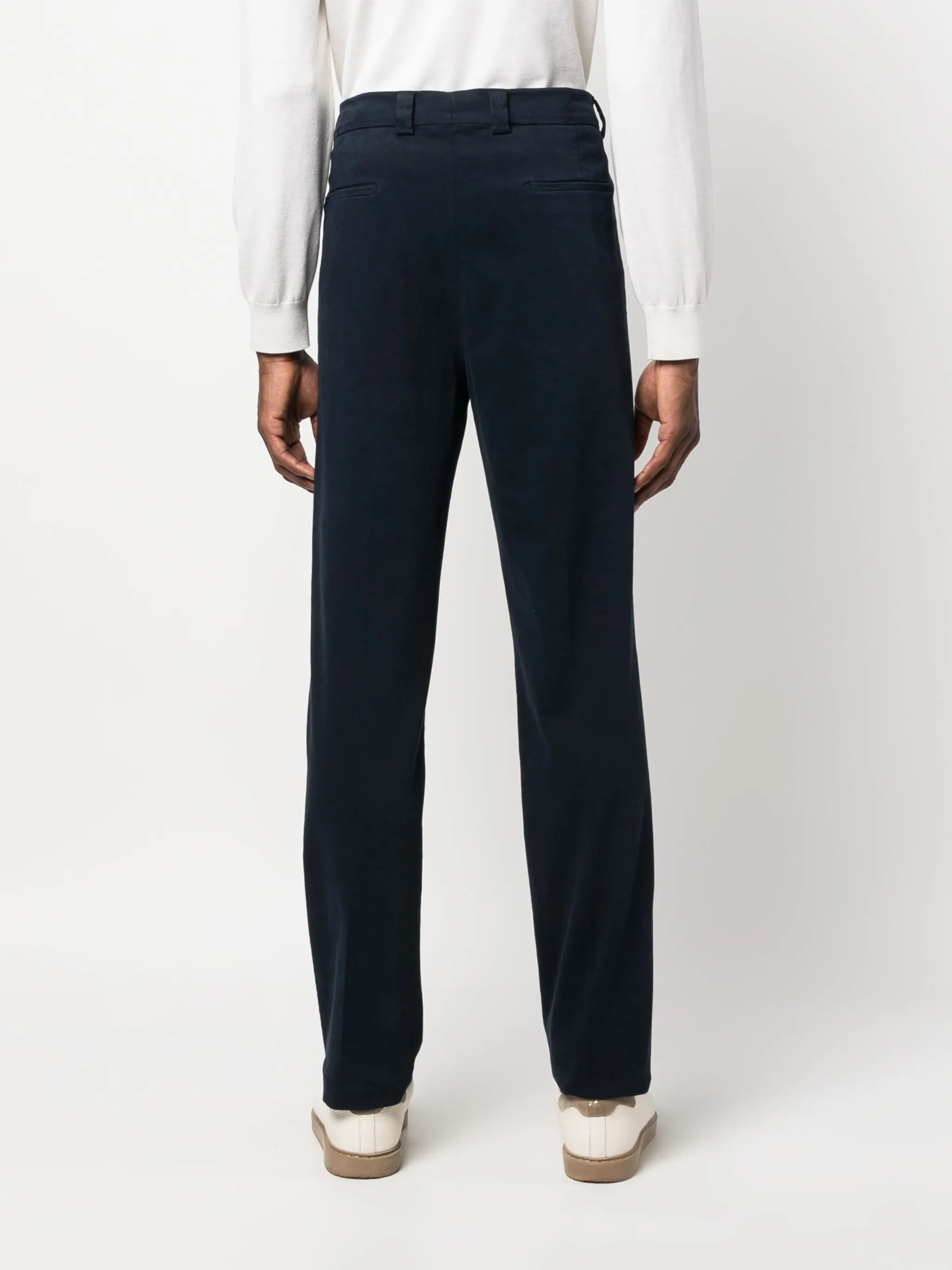 pleat-detail tailored trousers