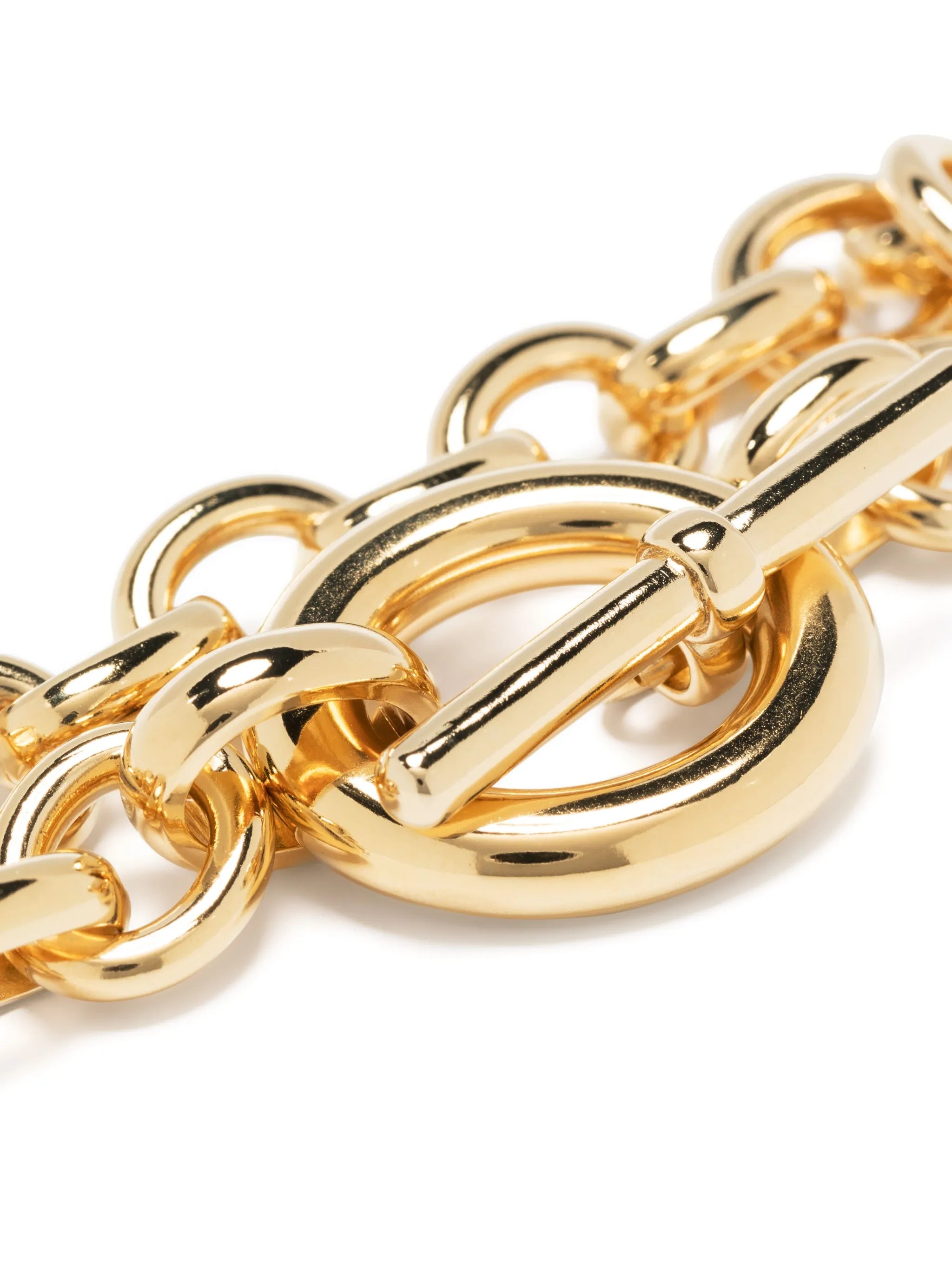 Portrait chain-link detailing bracelet