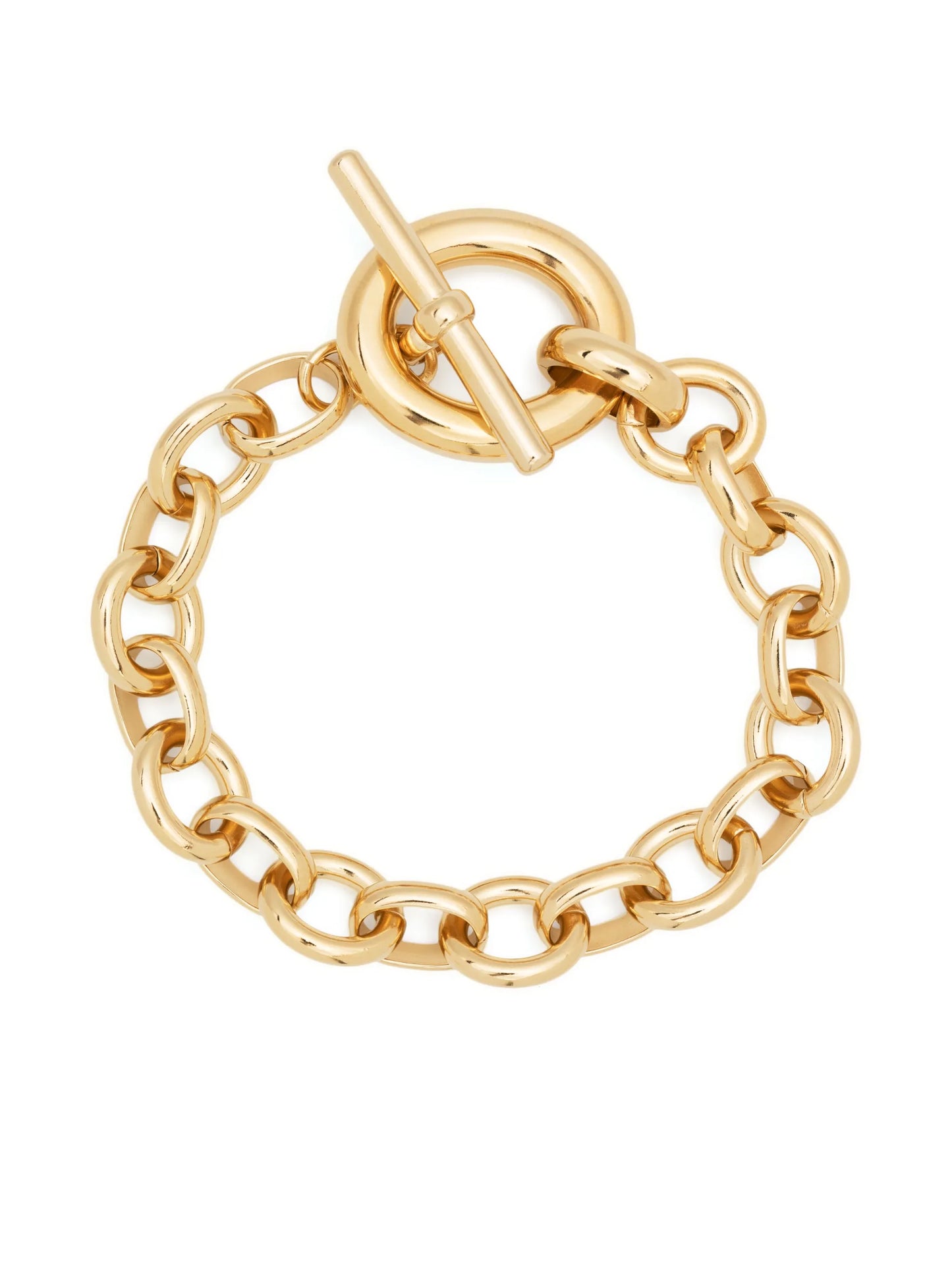 Portrait chain-link detailing bracelet