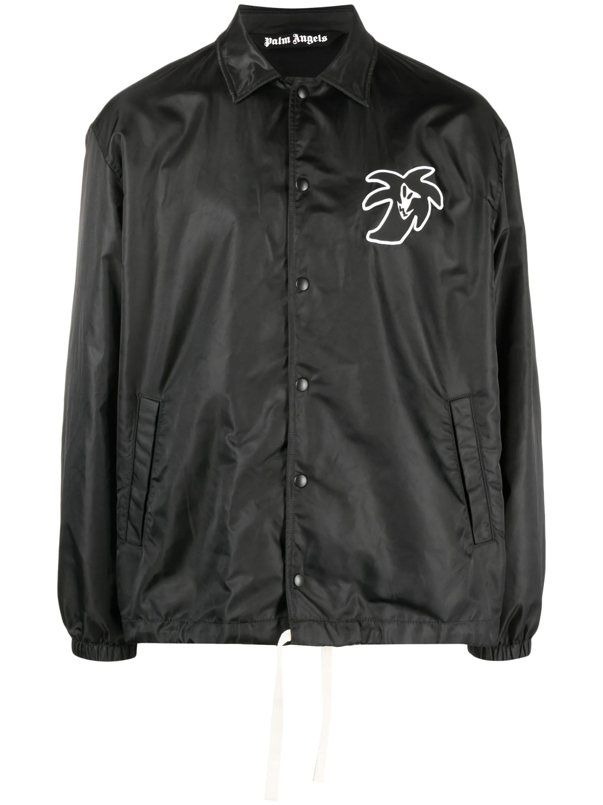 logo-patch lightweight jacket