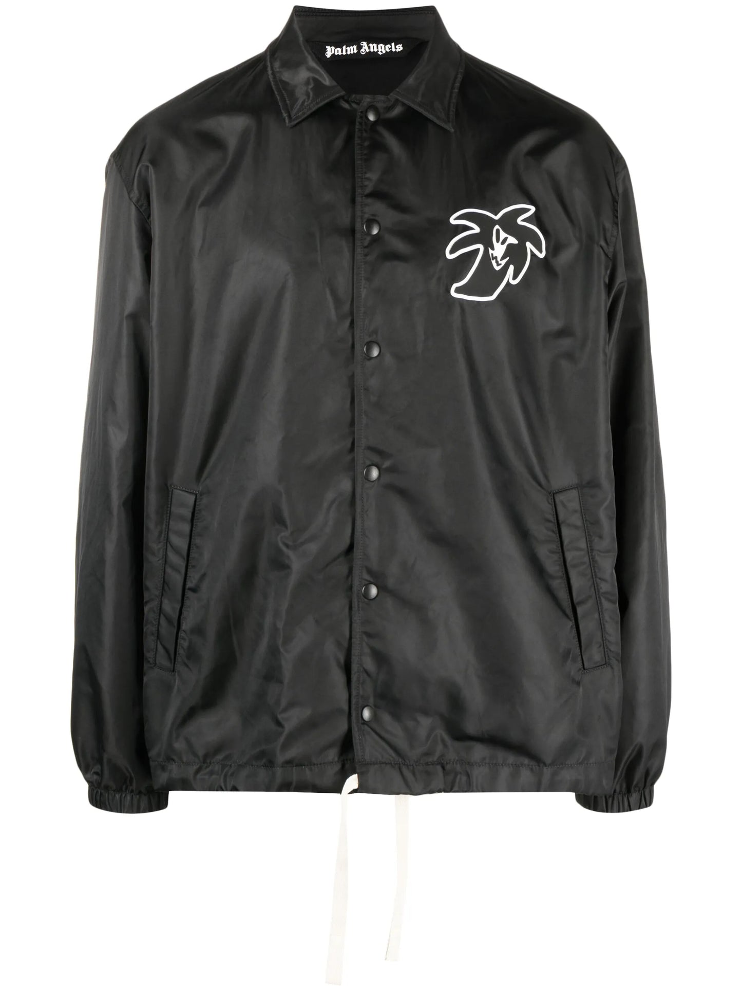 logo-patch lightweight jacket