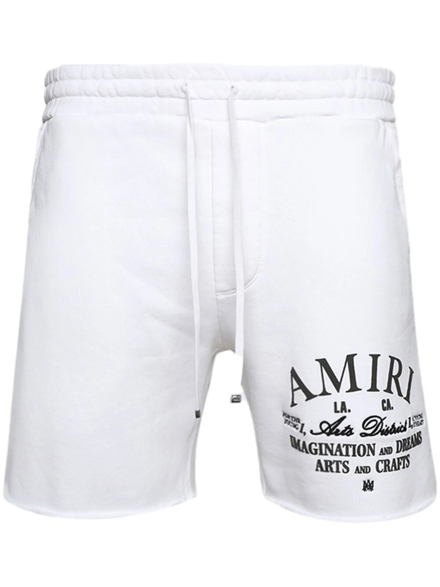 logo-print cotton track shorts