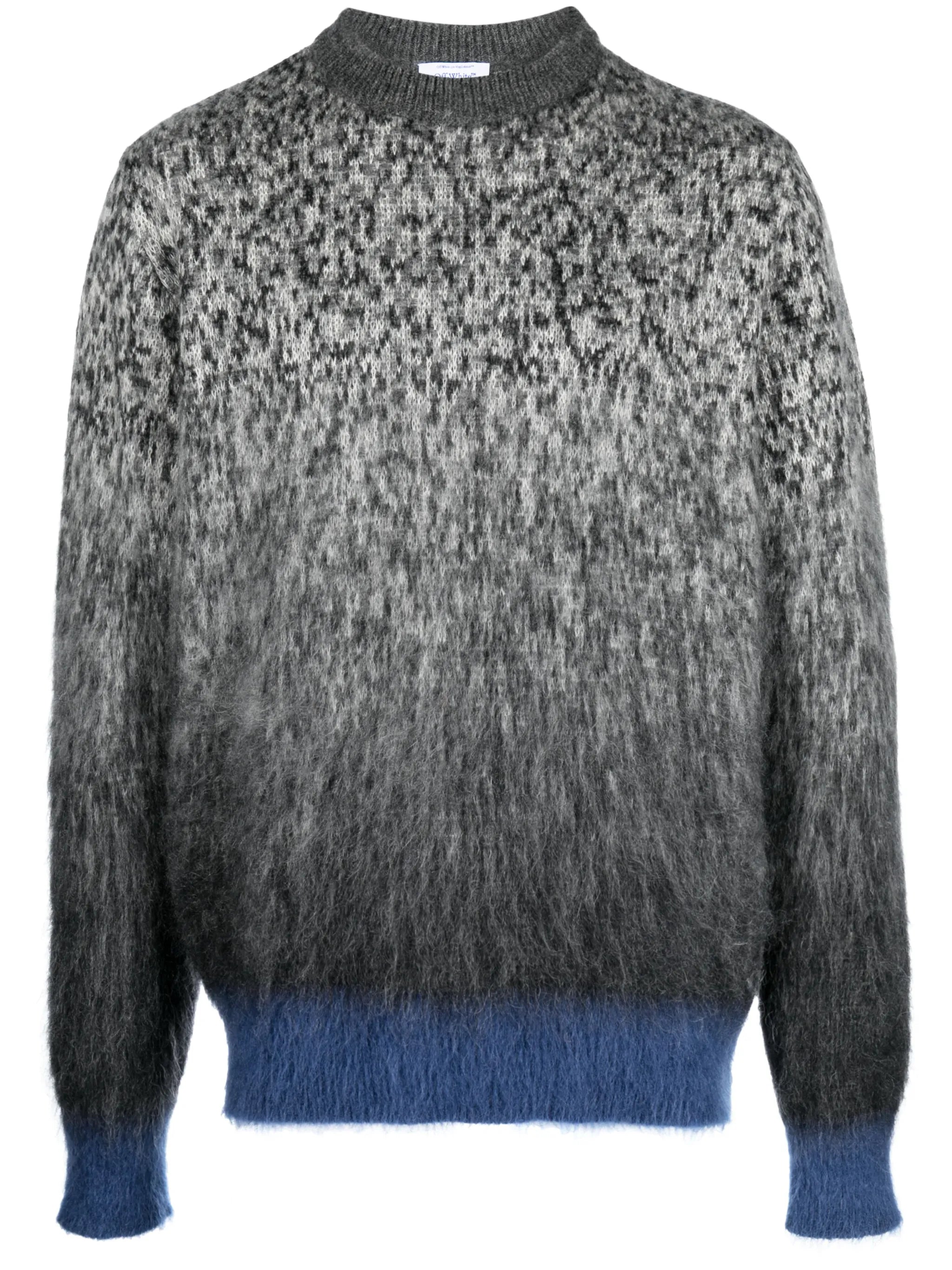 Arrows-print degradé-effect jumper