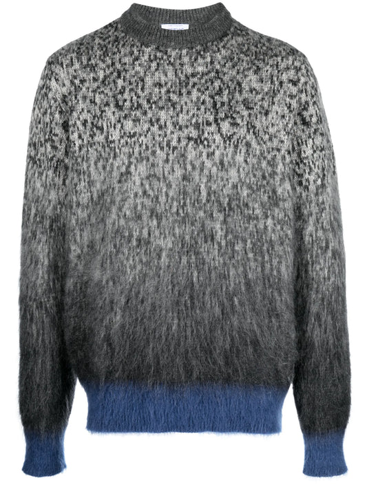 Arrows-print degradé-effect jumper