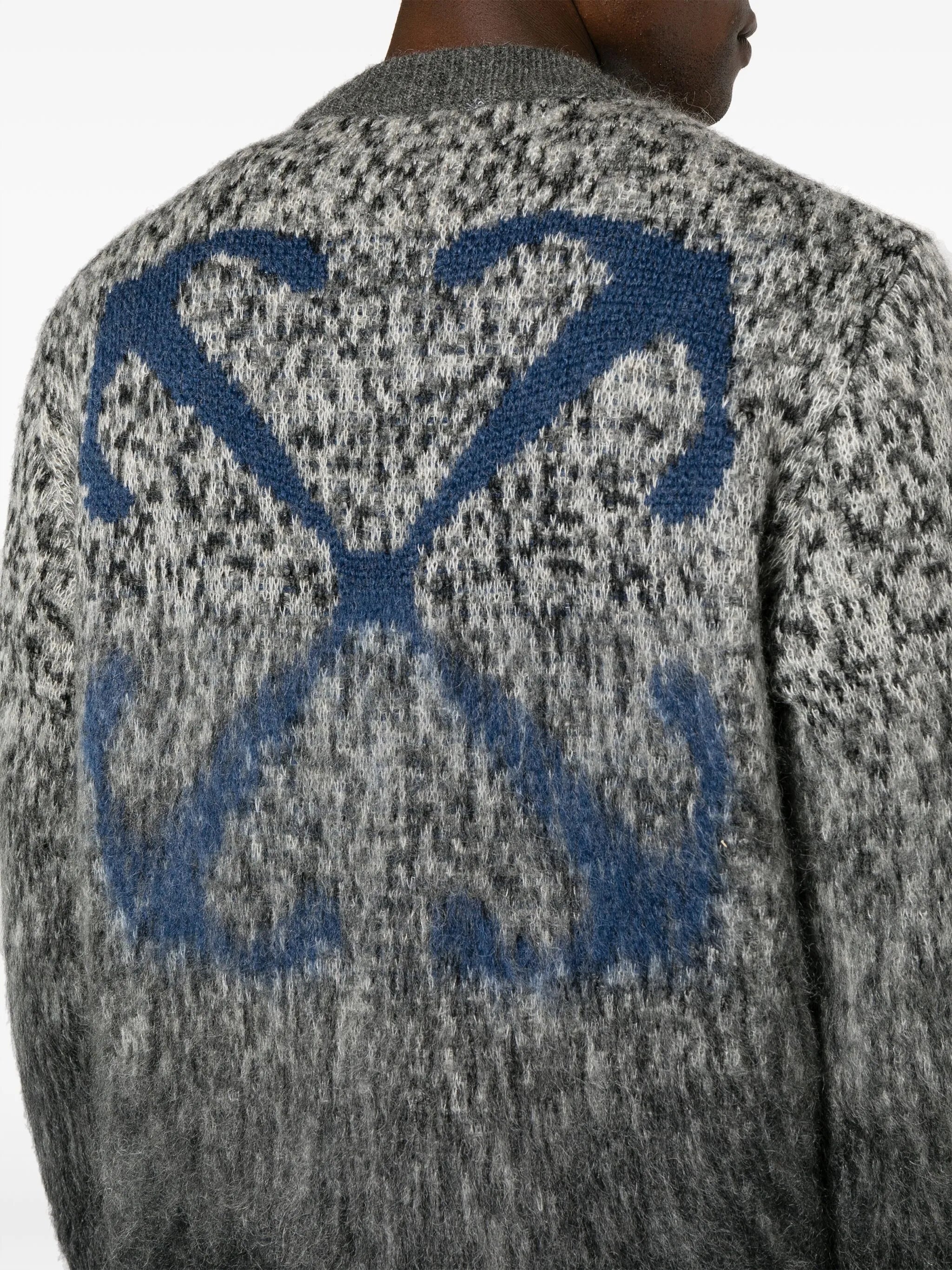 Arrows-print degradé-effect jumper