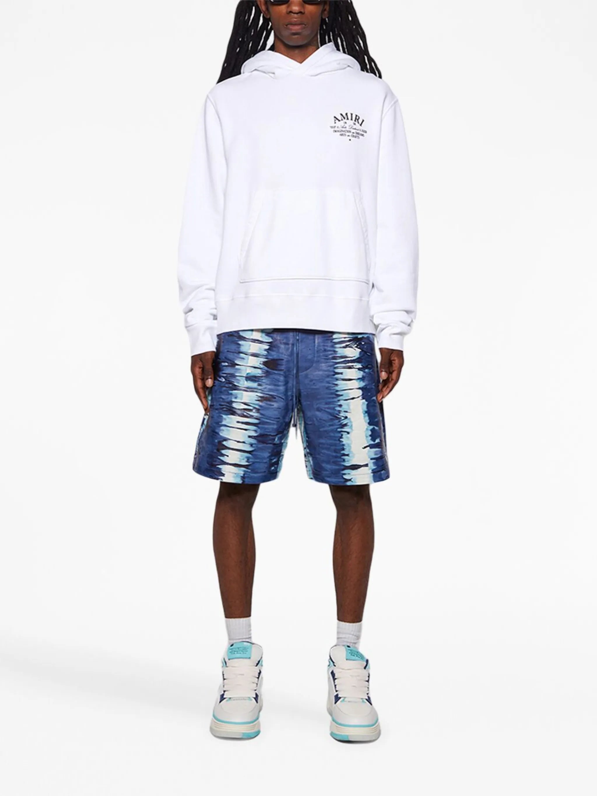 logo-print cotton hoodie