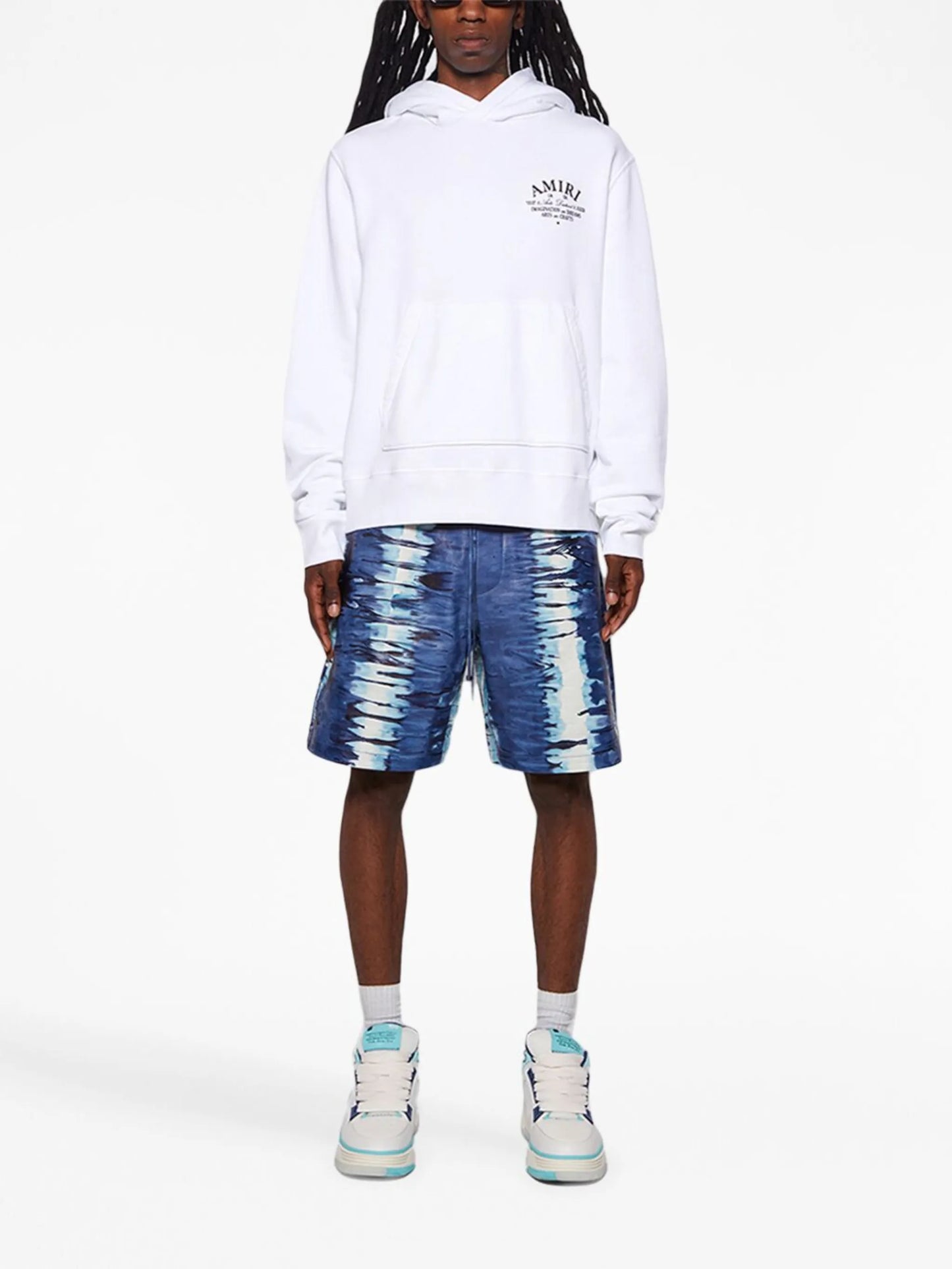 logo-print cotton hoodie