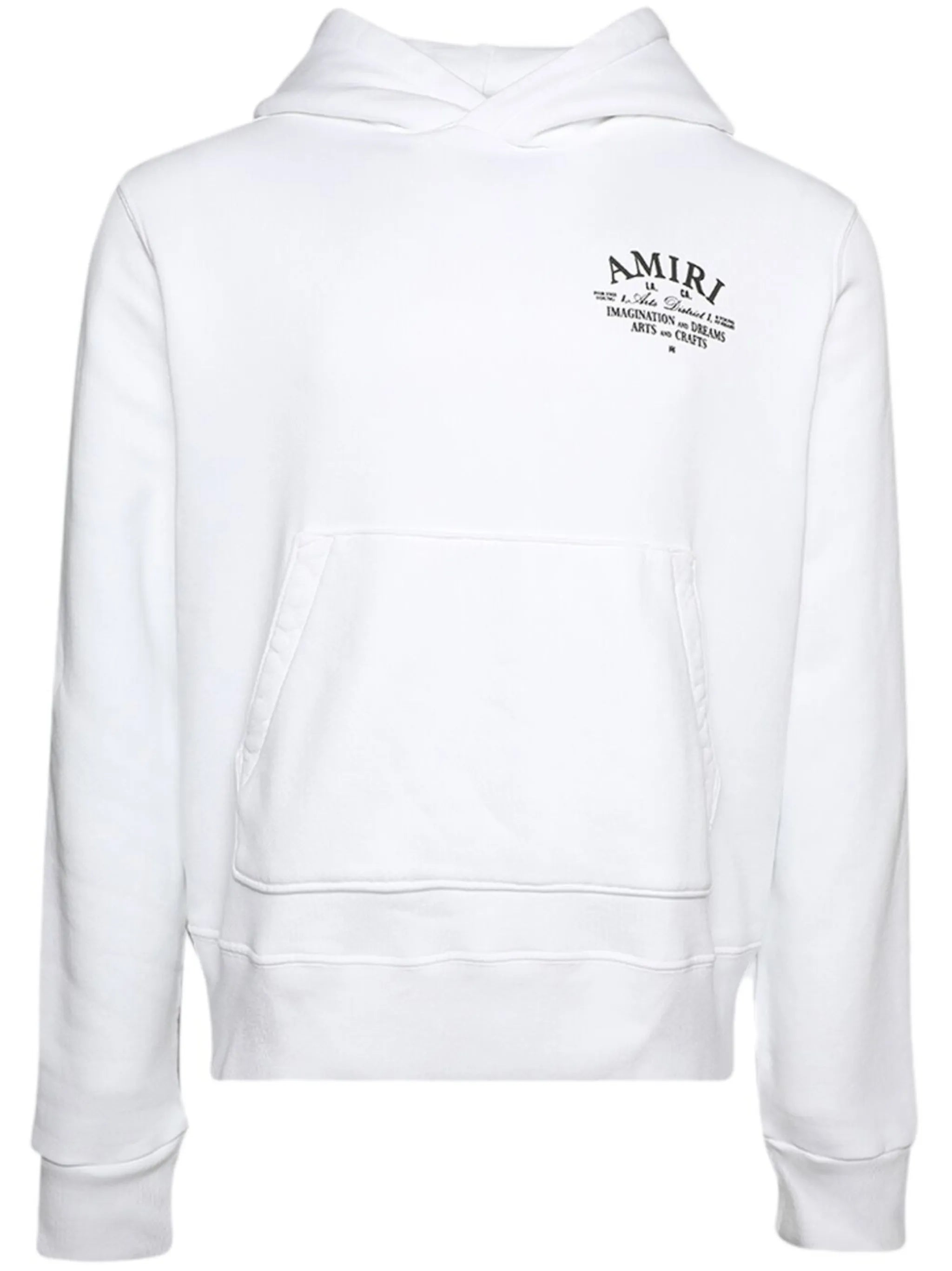 logo-print cotton hoodie