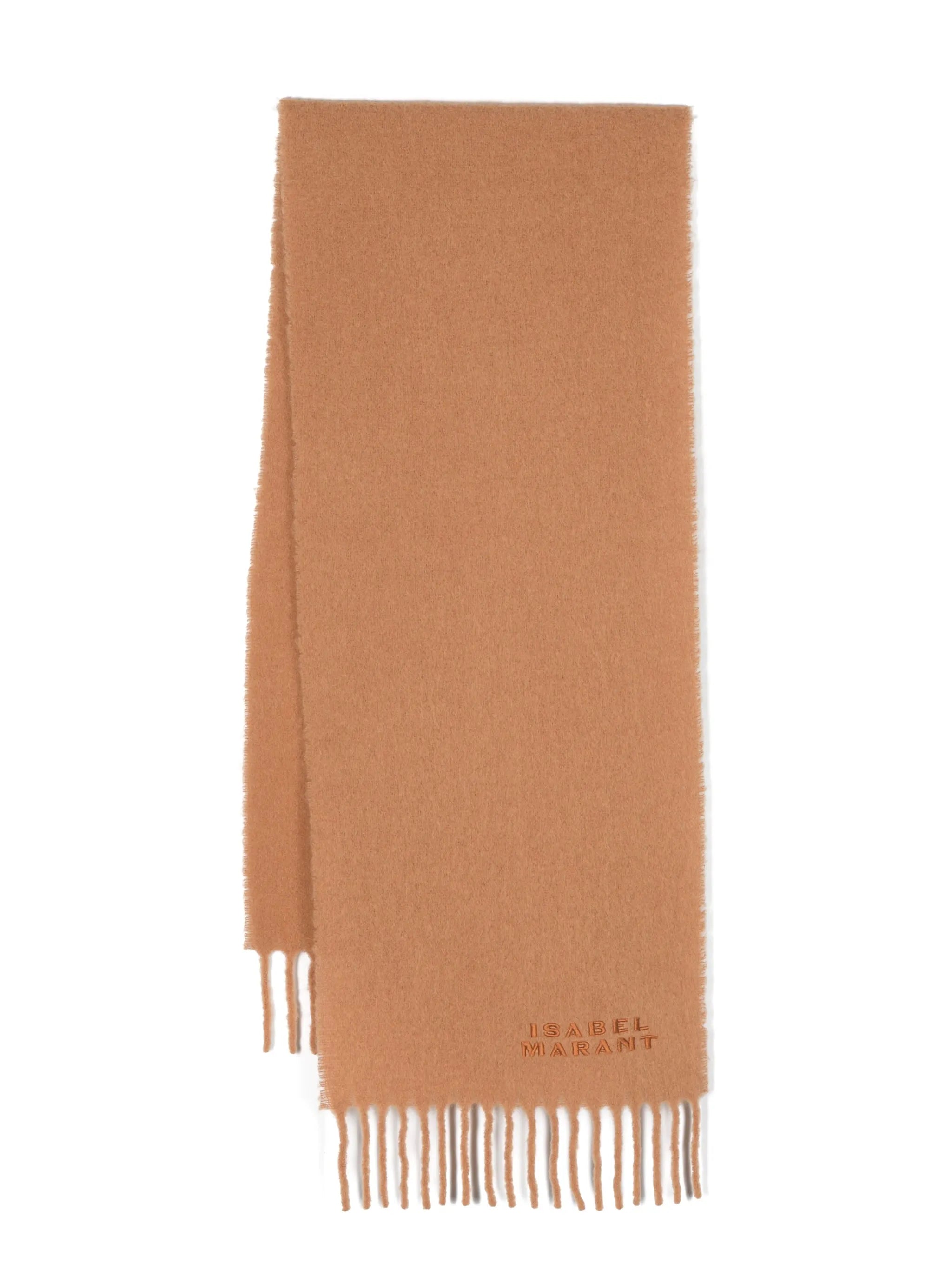 Firny embroidered-logo scarf