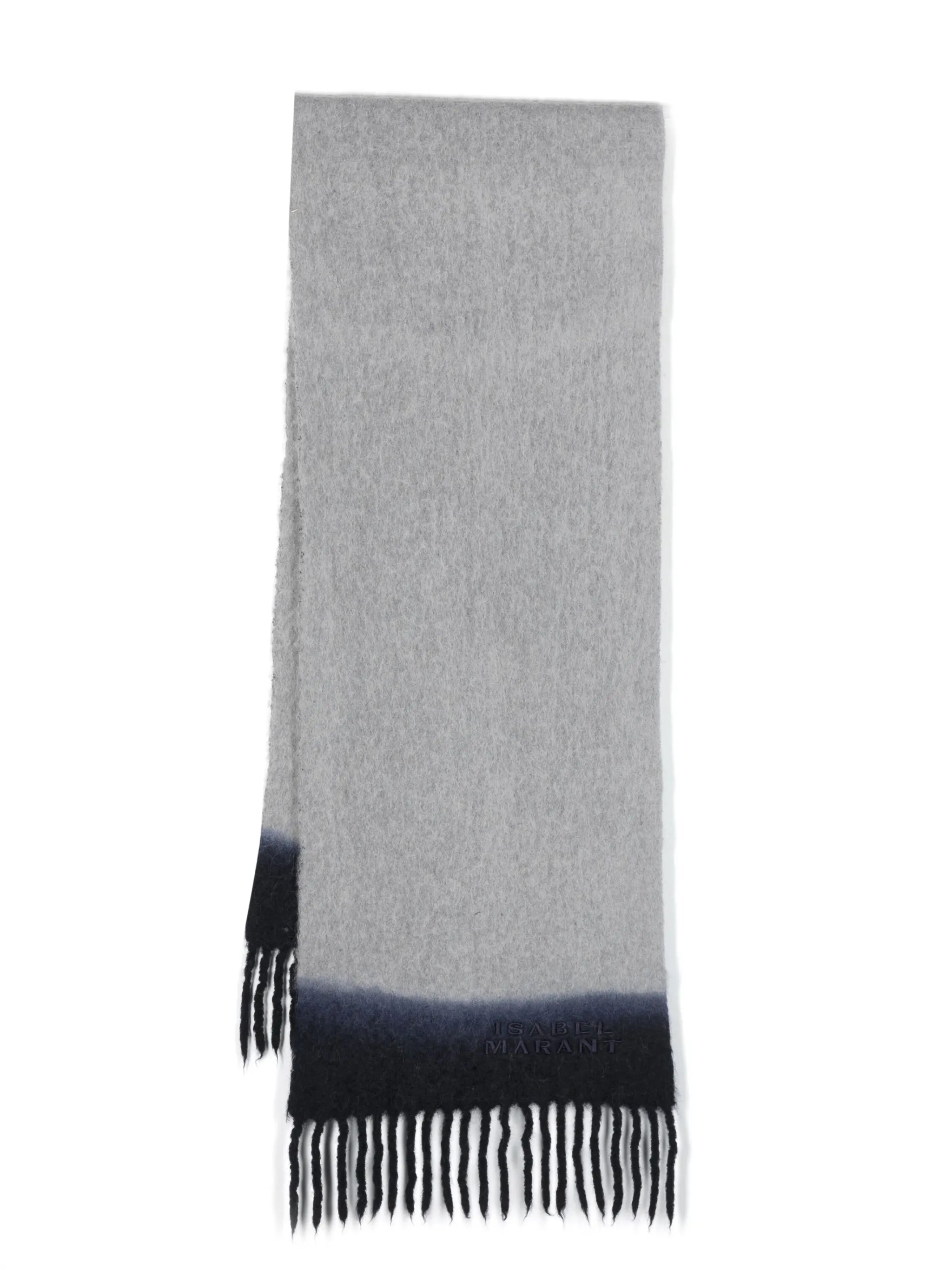 Firny embroidered-logo scarf