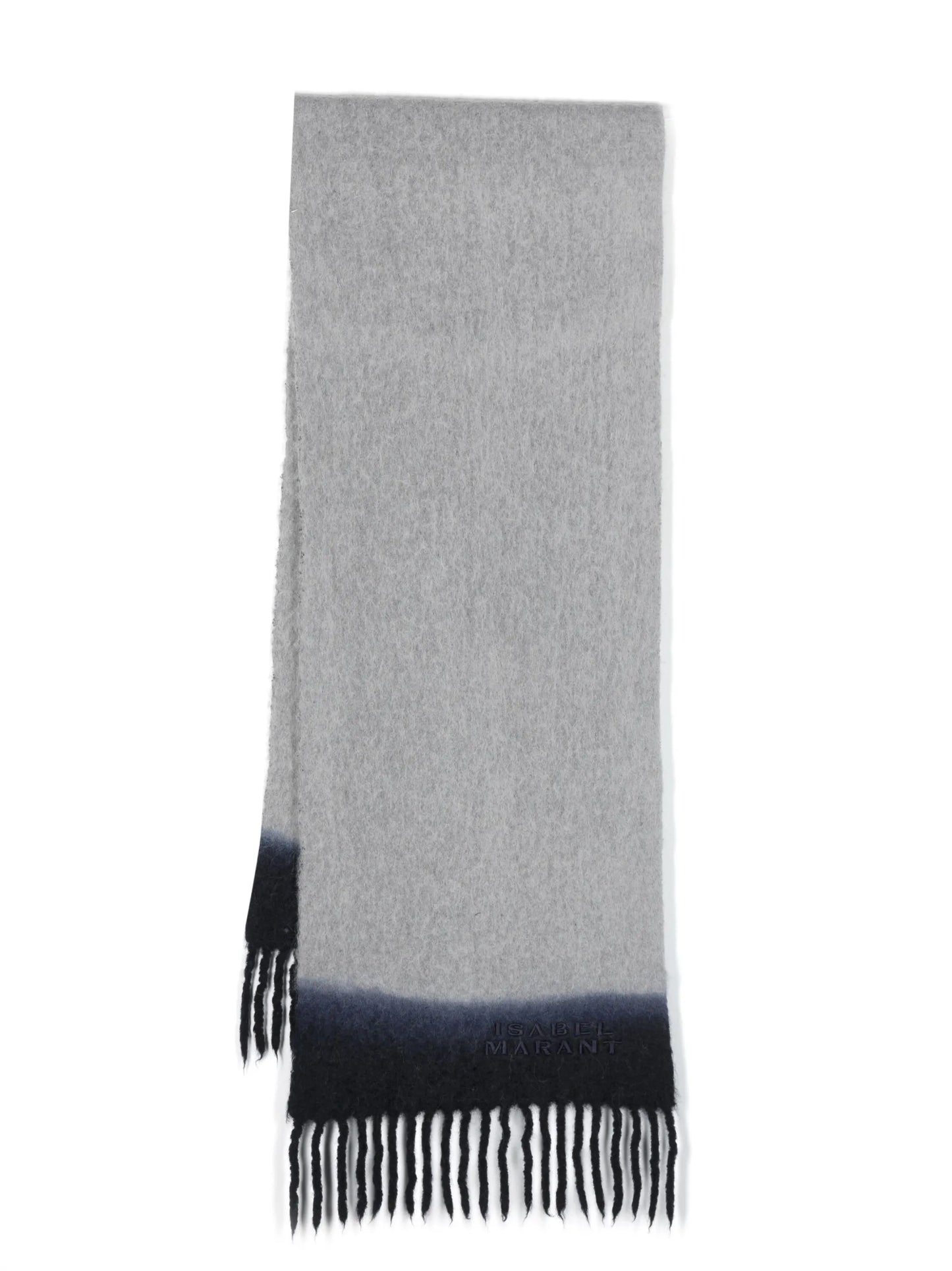 Firny embroidered-logo scarf