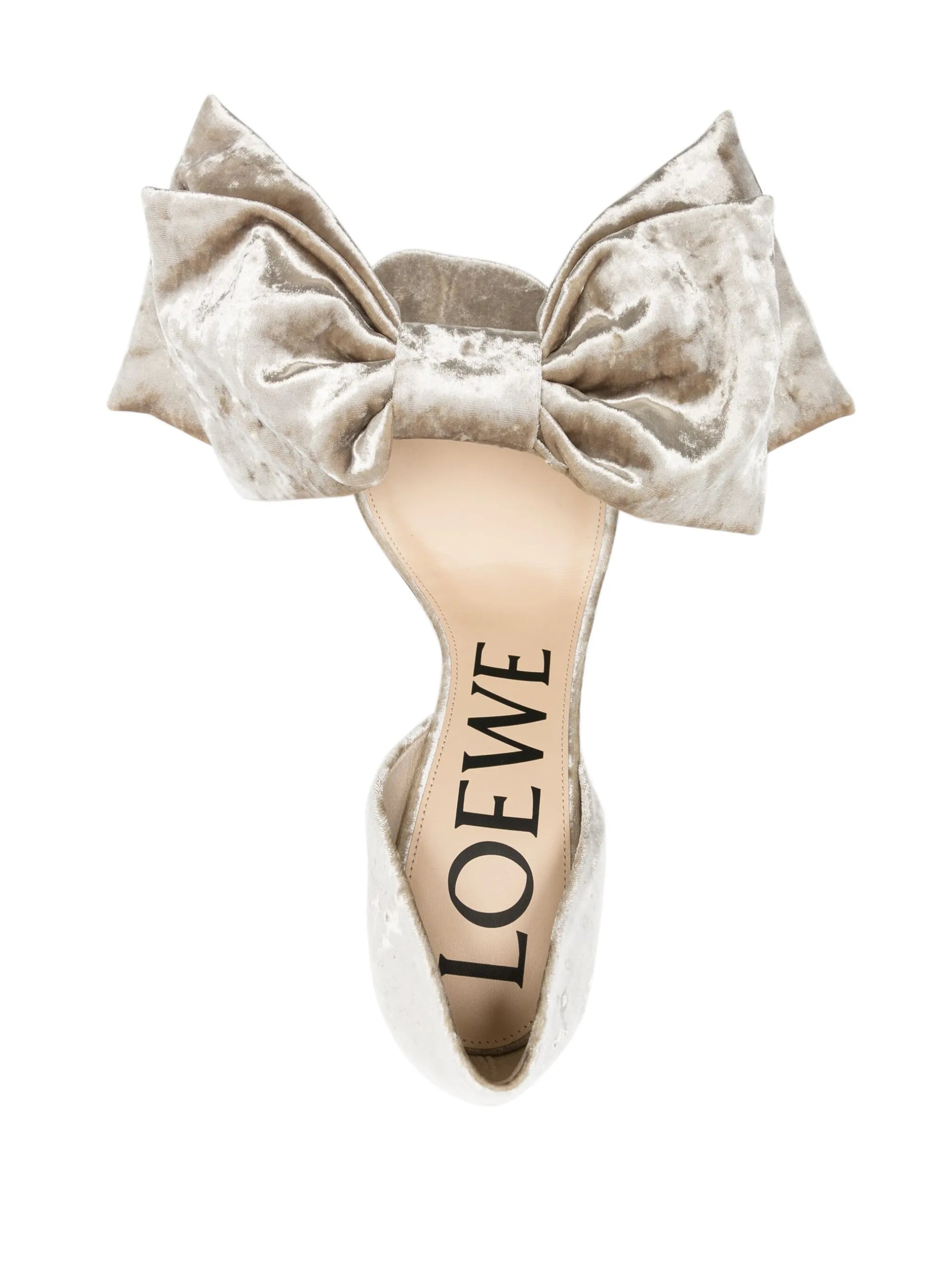 Toy Bow 90mm velvet sandals