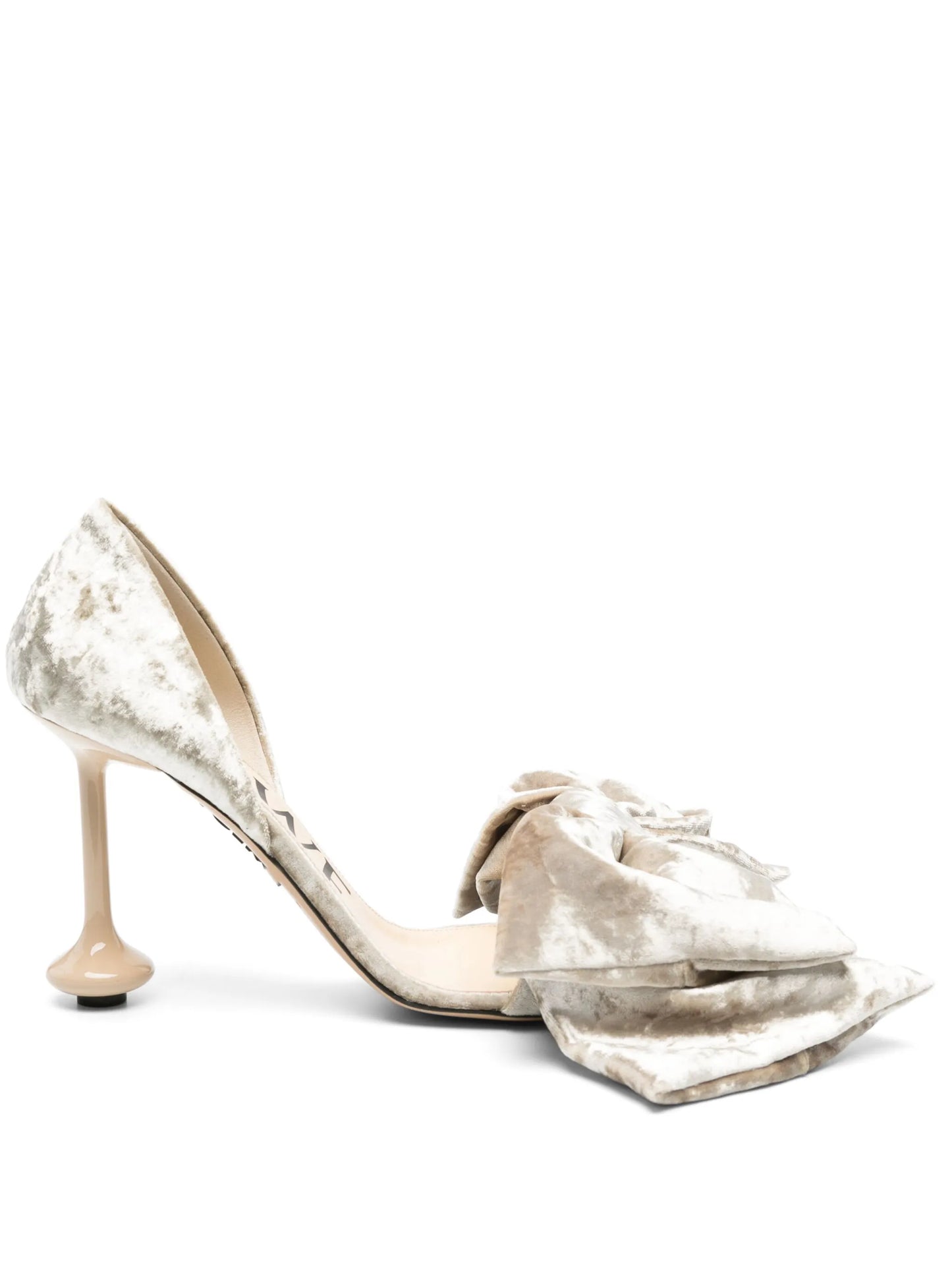 Toy Bow 90mm velvet sandals