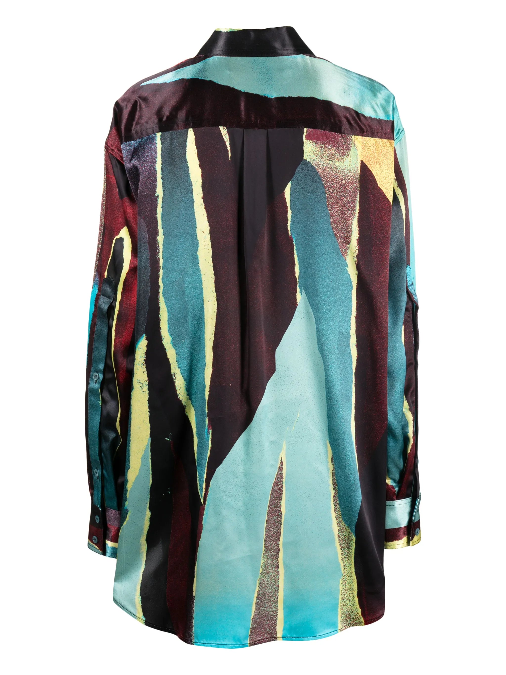 Wheatpaste satin shirt