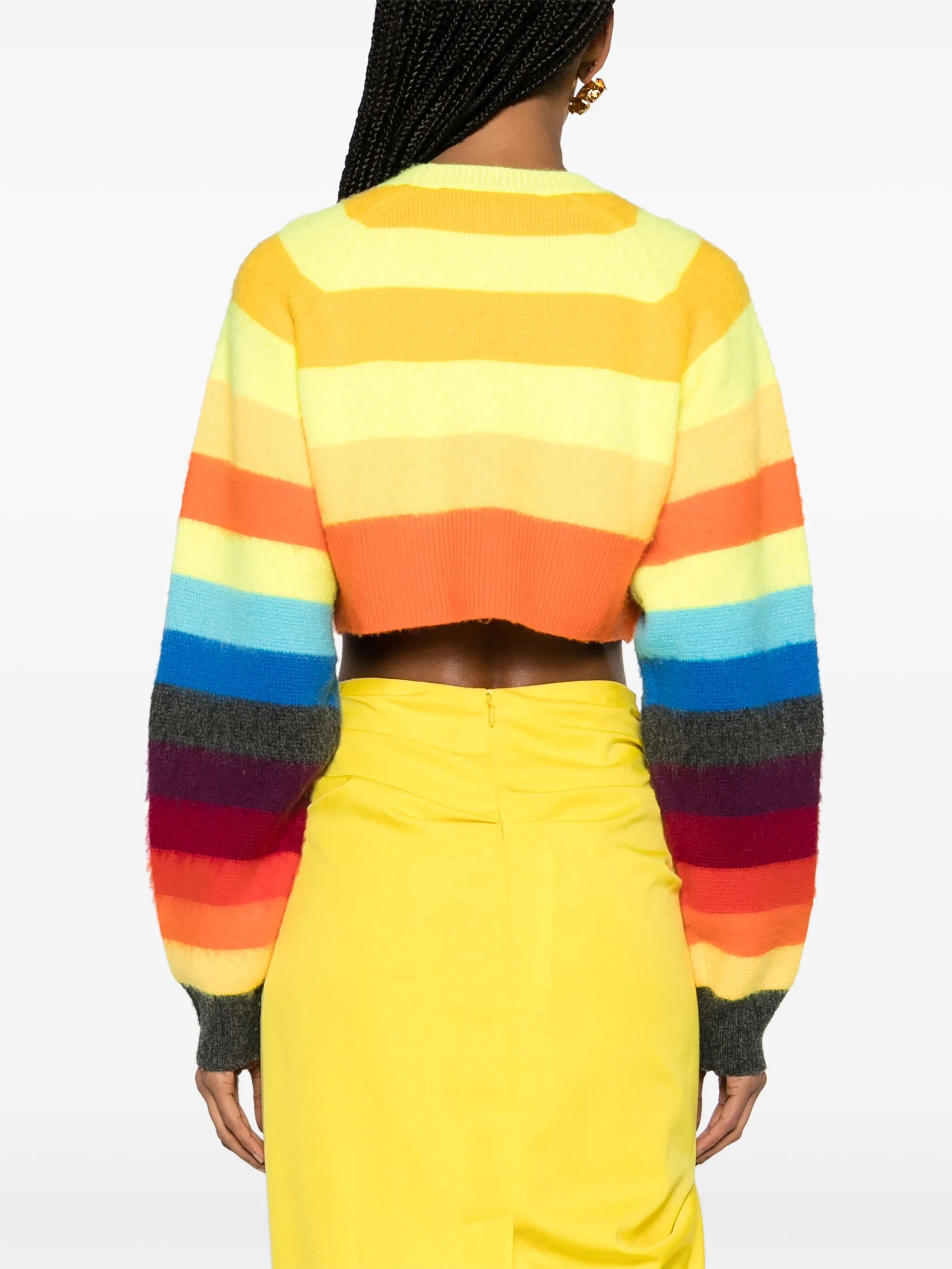 striped cropped jumper