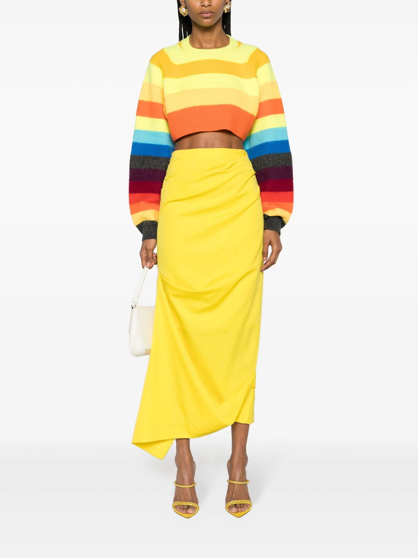 striped cropped jumper