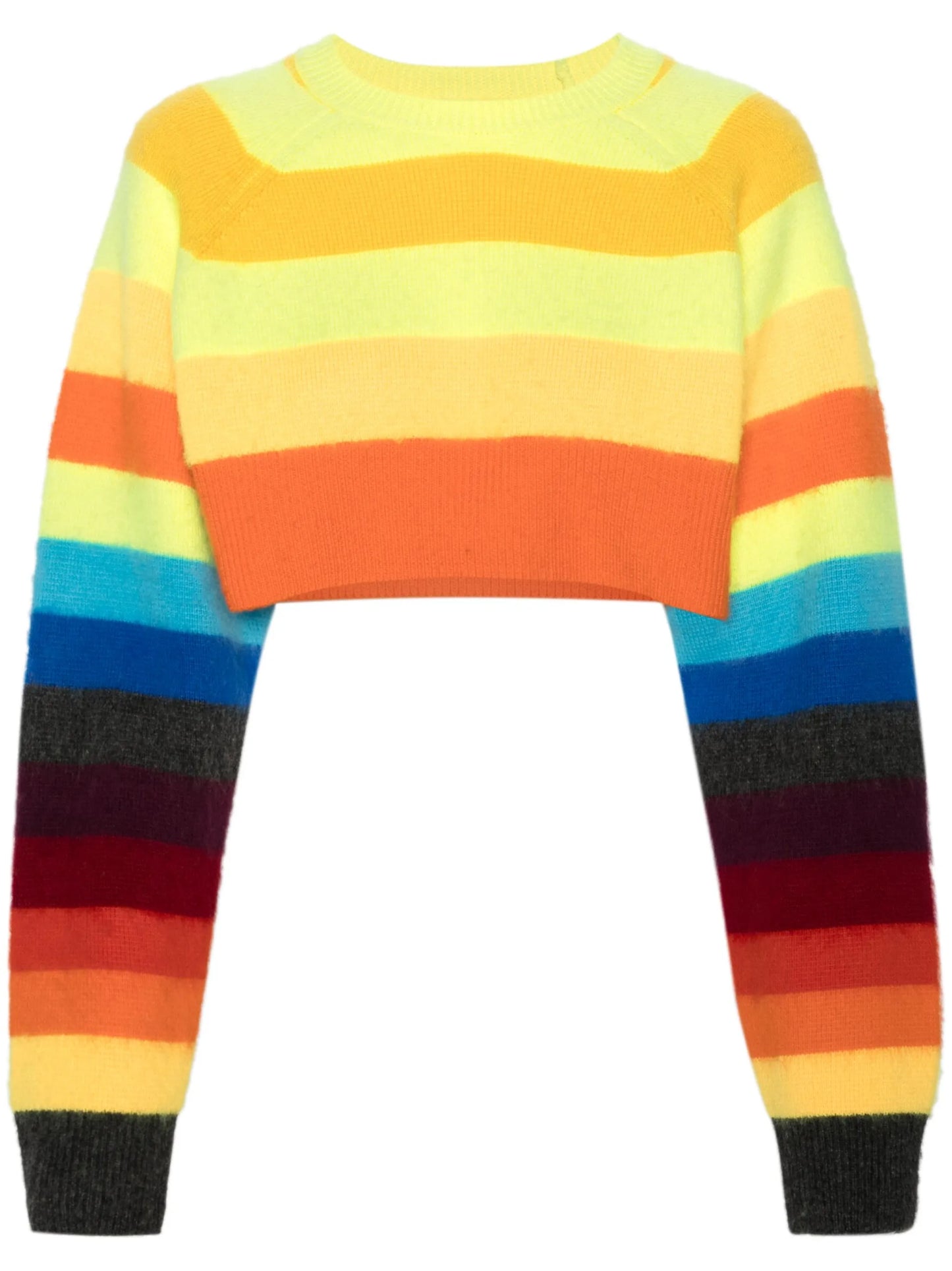 striped cropped jumper
