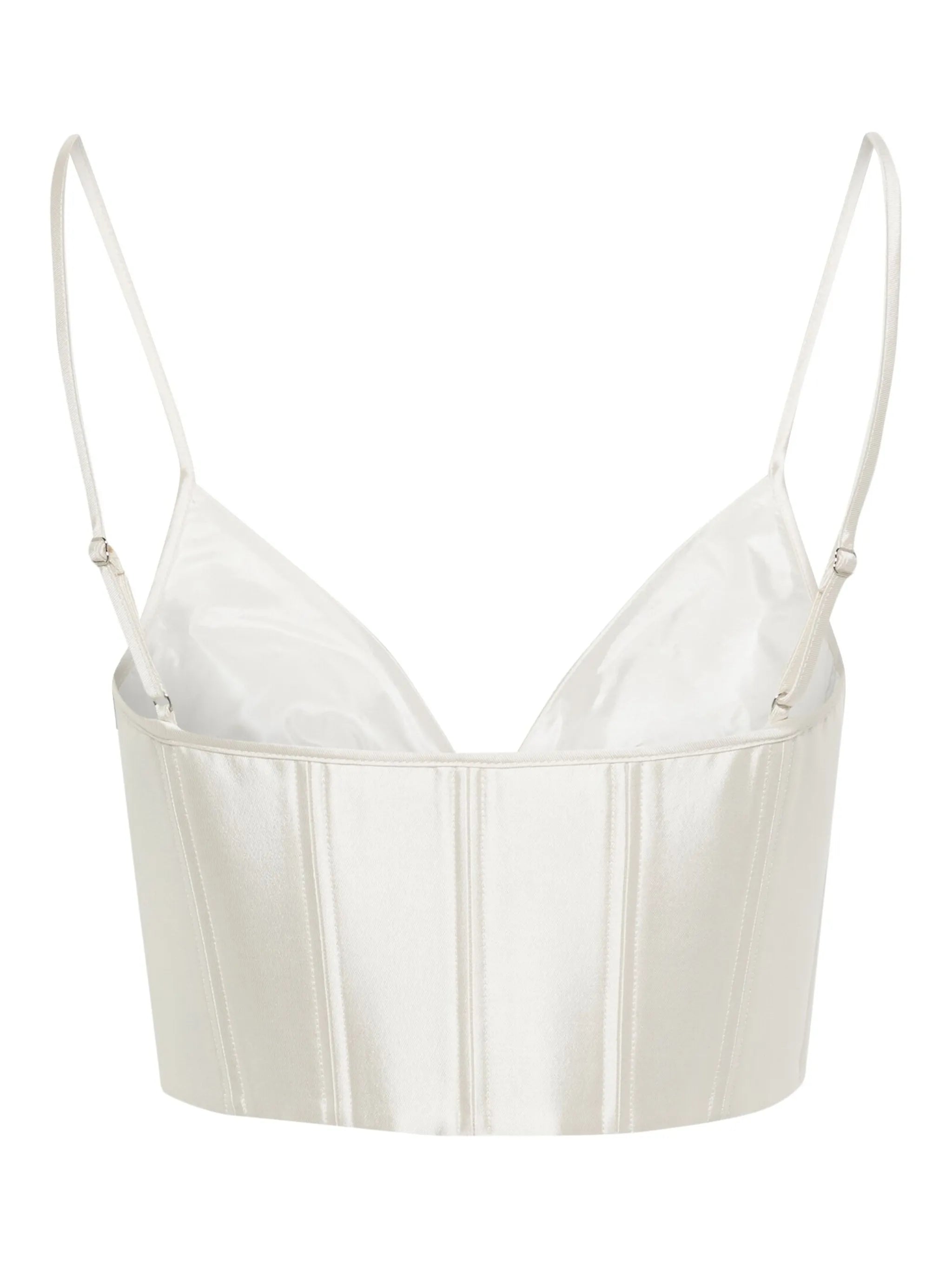 zip-up bralette top