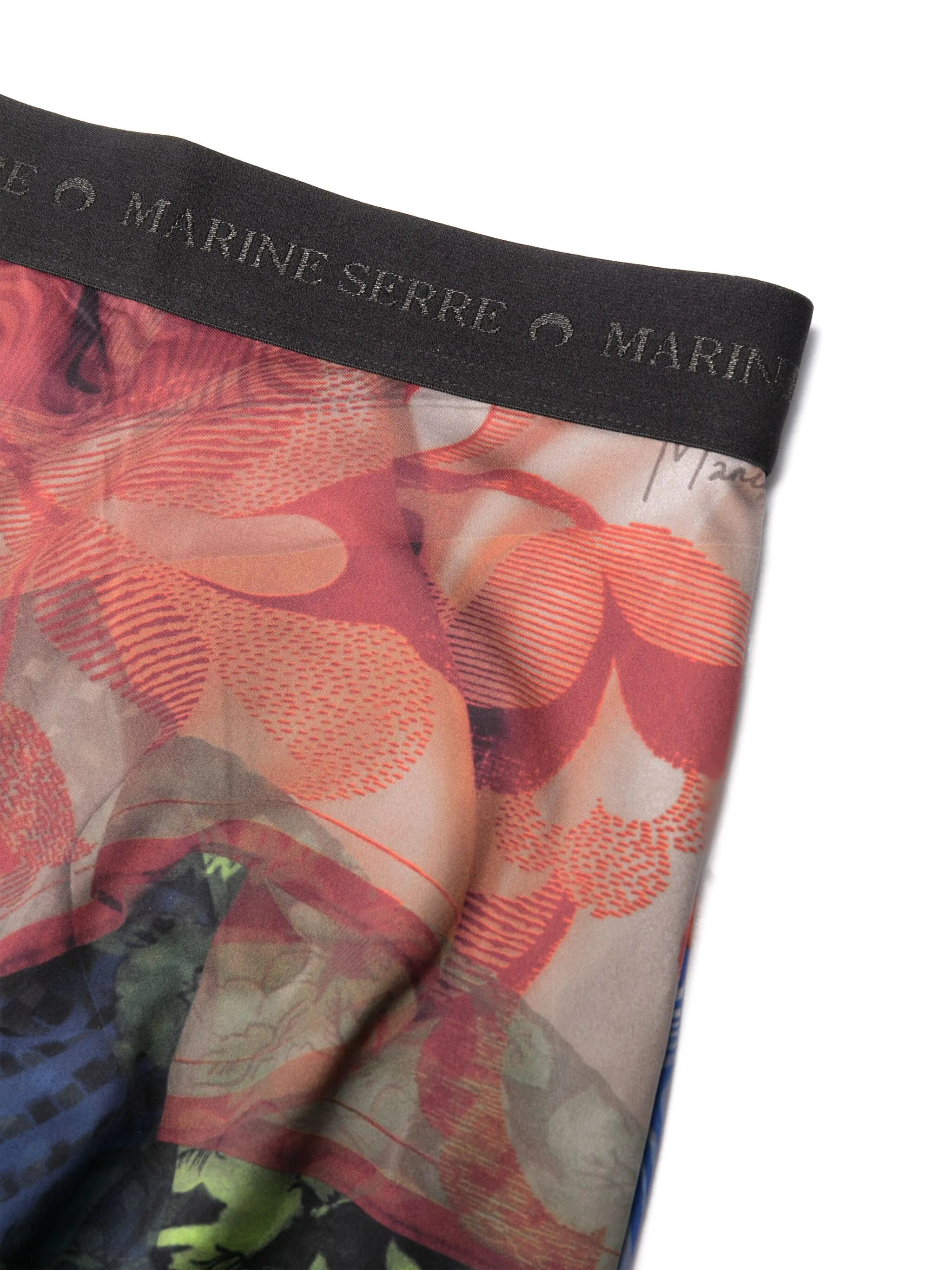Scarves-print jersey tights