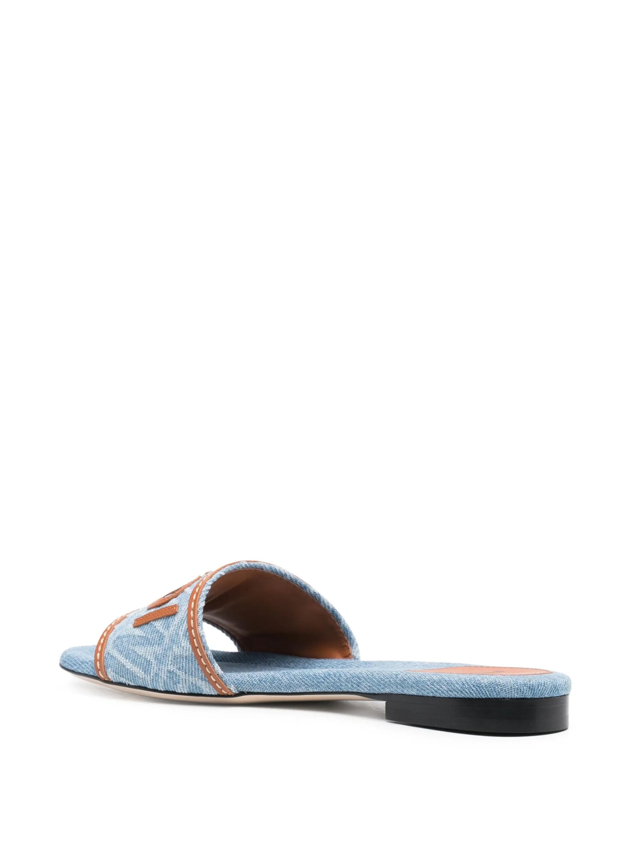 Signature embroidered-logo slides