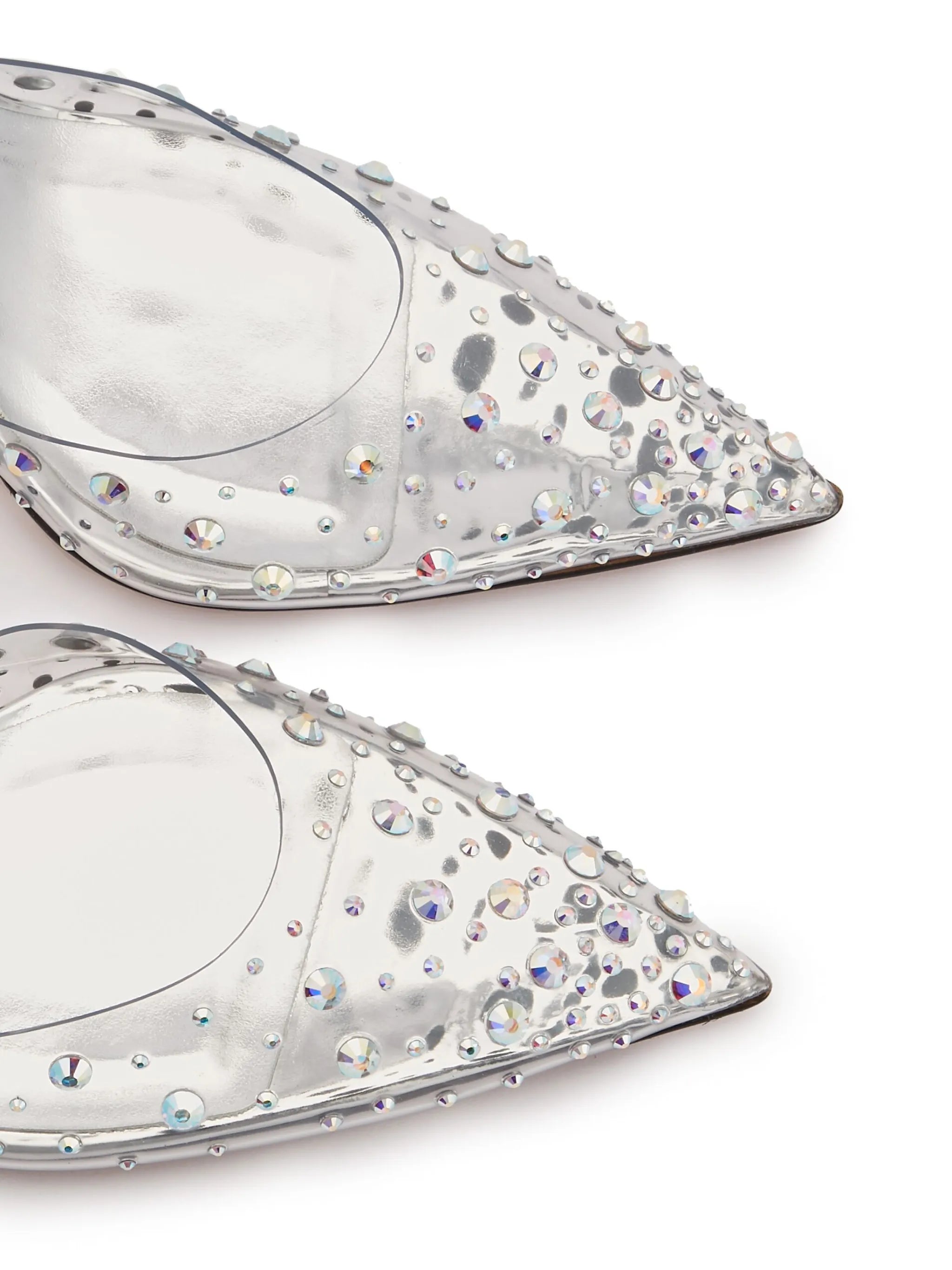 Upnova 85mm crystal-embellished pumps