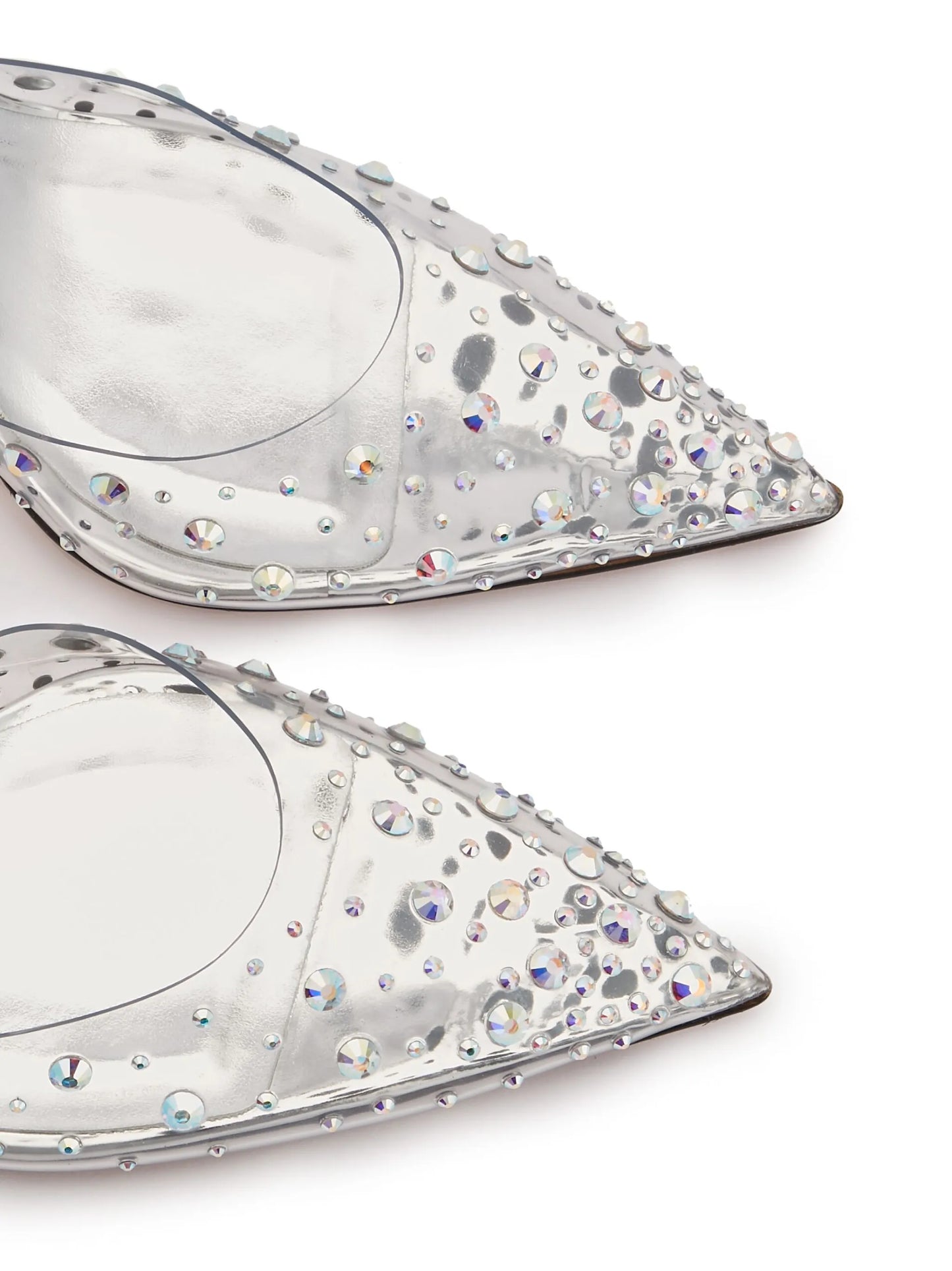 Upnova 85mm crystal-embellished pumps