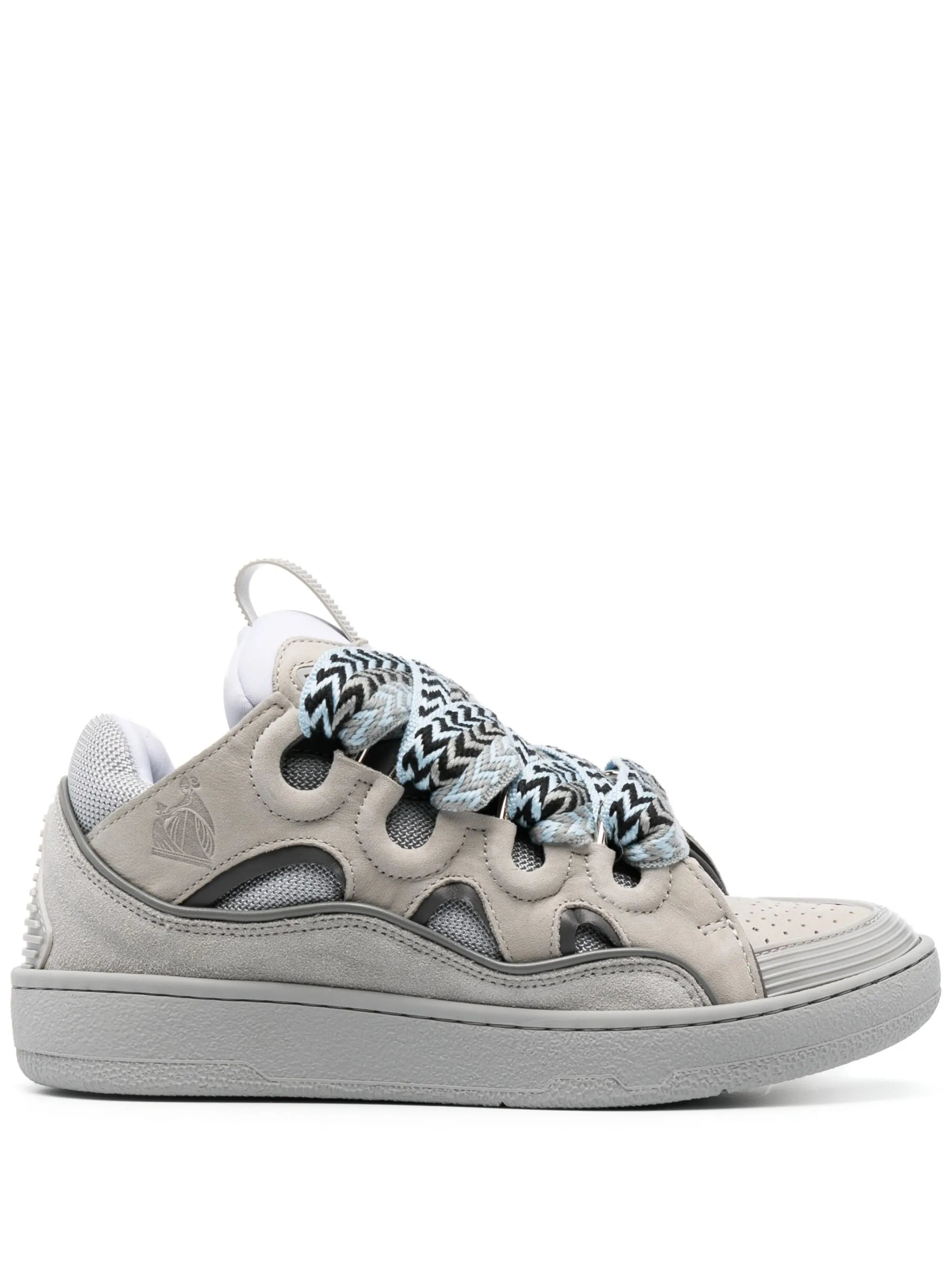 lace-up low-top sneakers