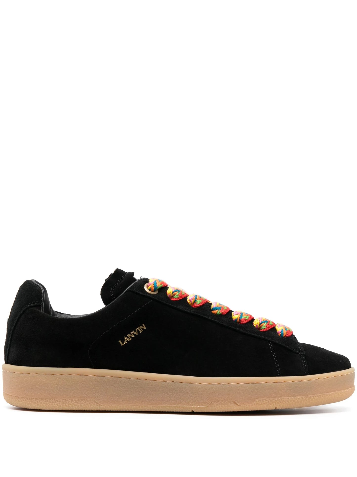 suede low-top sneakers