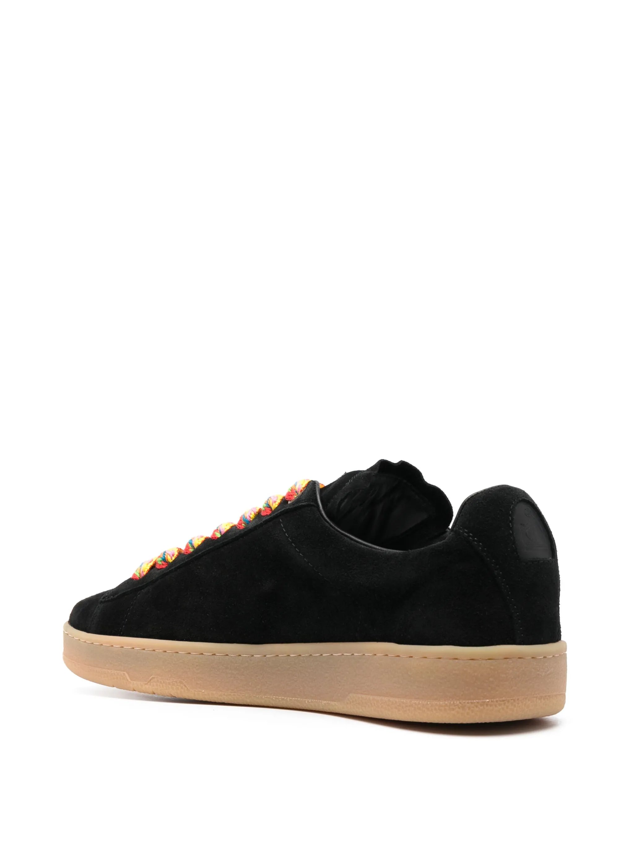 suede low-top sneakers