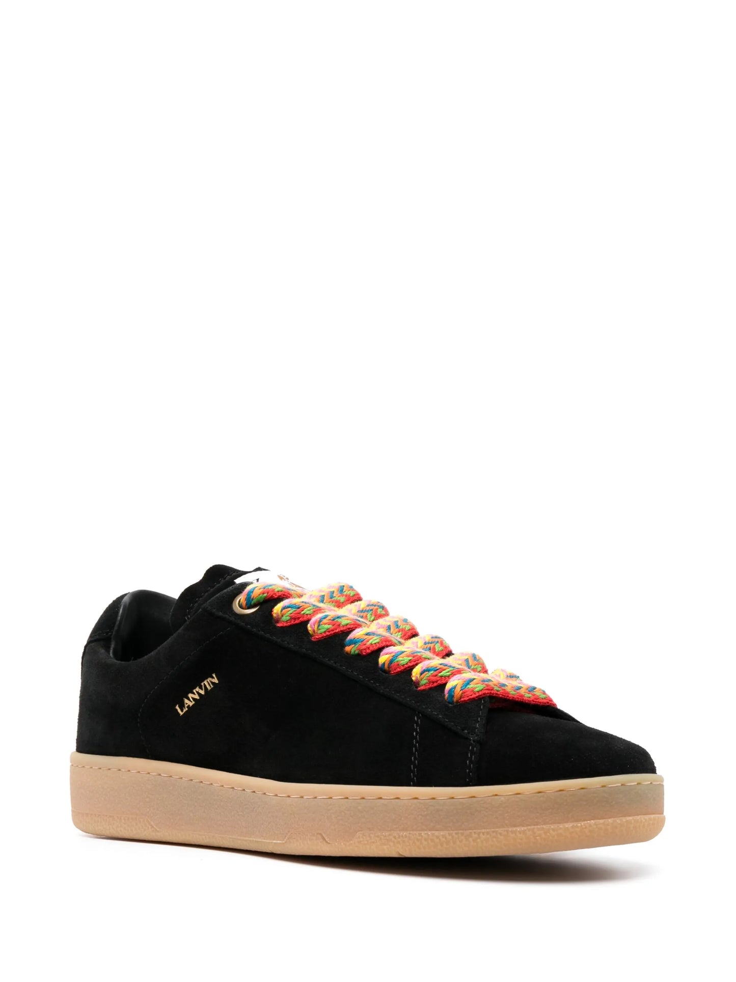 suede low-top sneakers