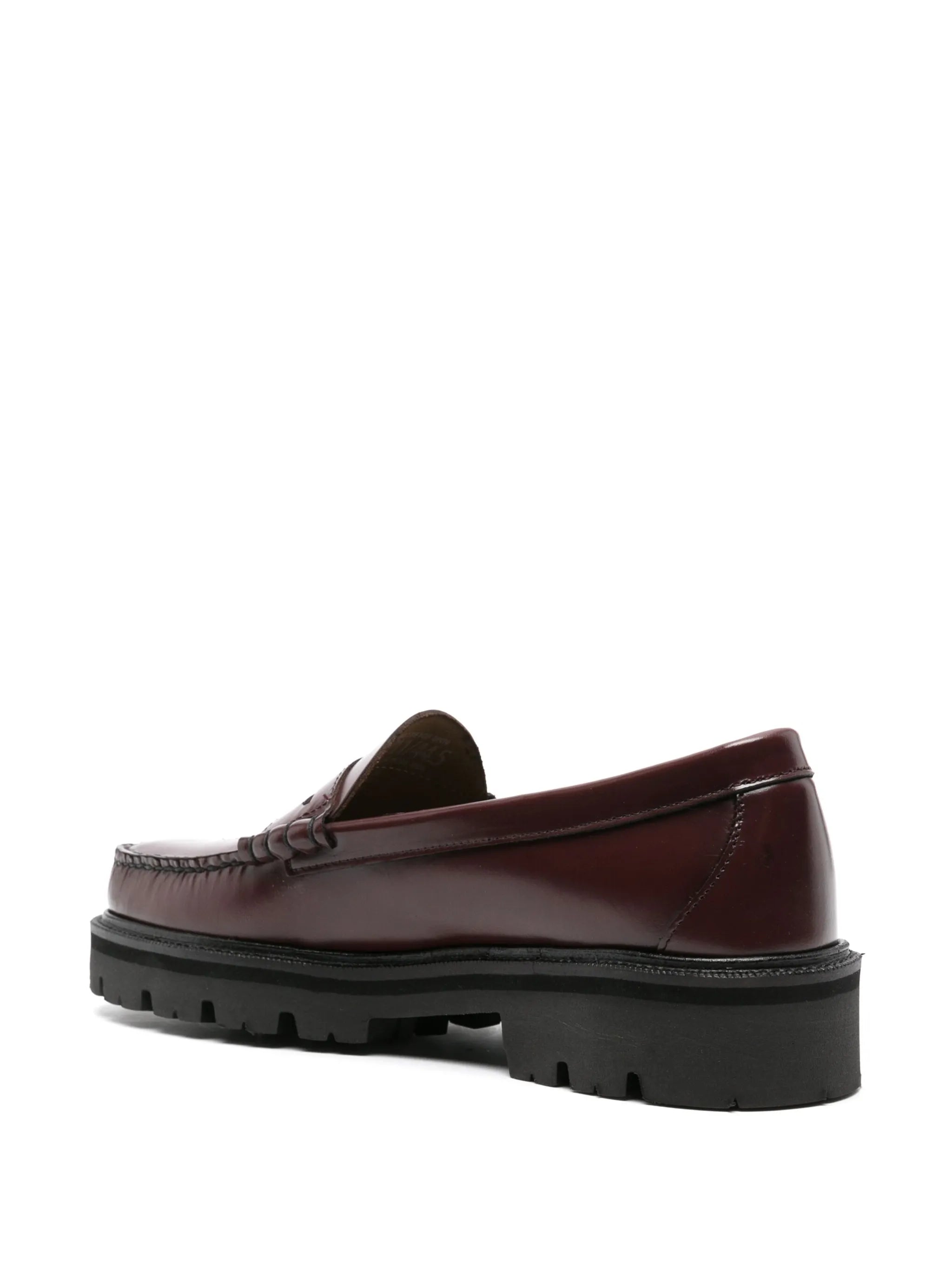 Weejuns Super Lug Larson leather penny loafers